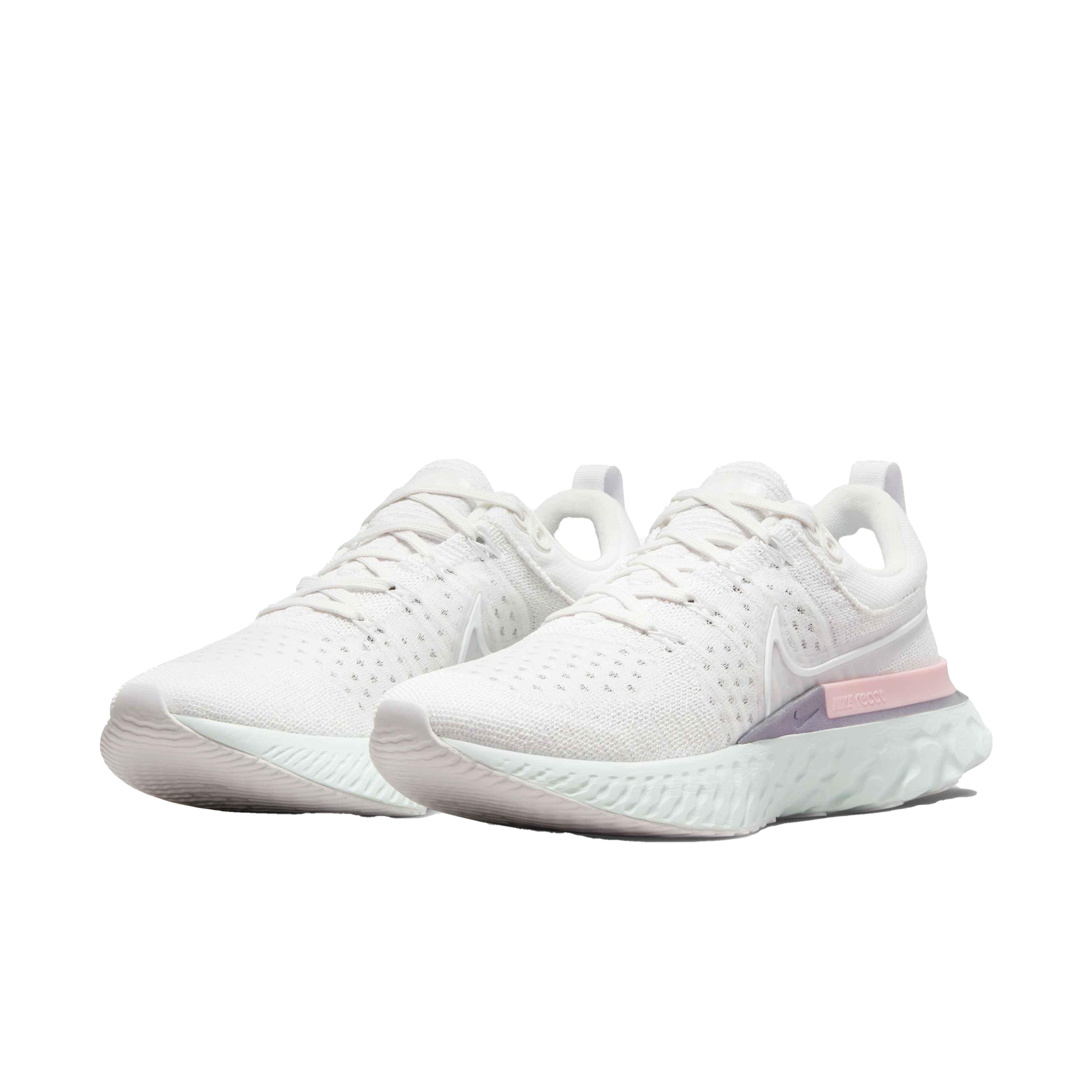 Nike React Infinity  2 "Platinum Tint/White-Barely Green" Women's Running Shoe - GREY Thumbnail View 5