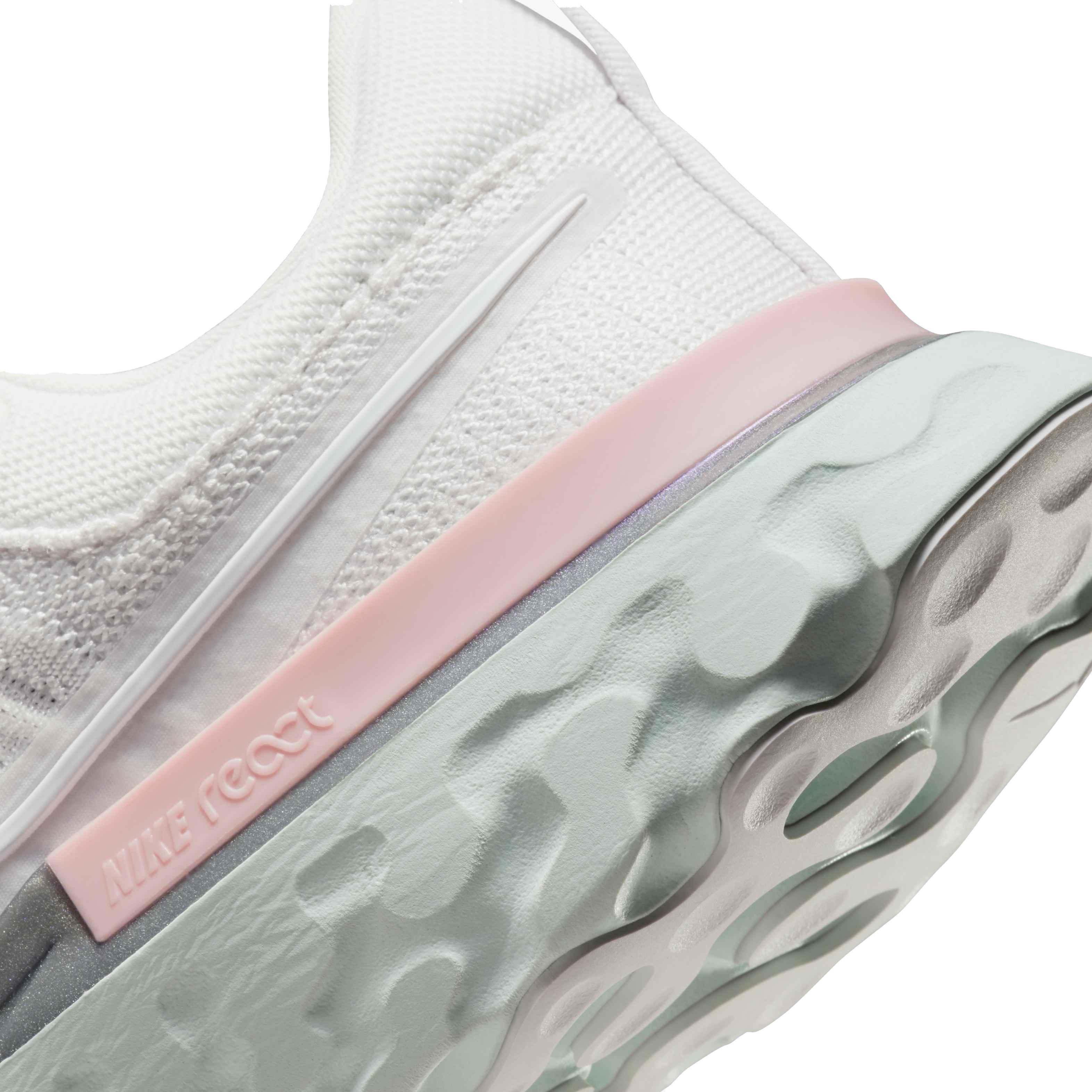 Nike React Infinity  2 "Platinum Tint/White-Barely Green" Women's Running Shoe - GREY Thumbnail View 8