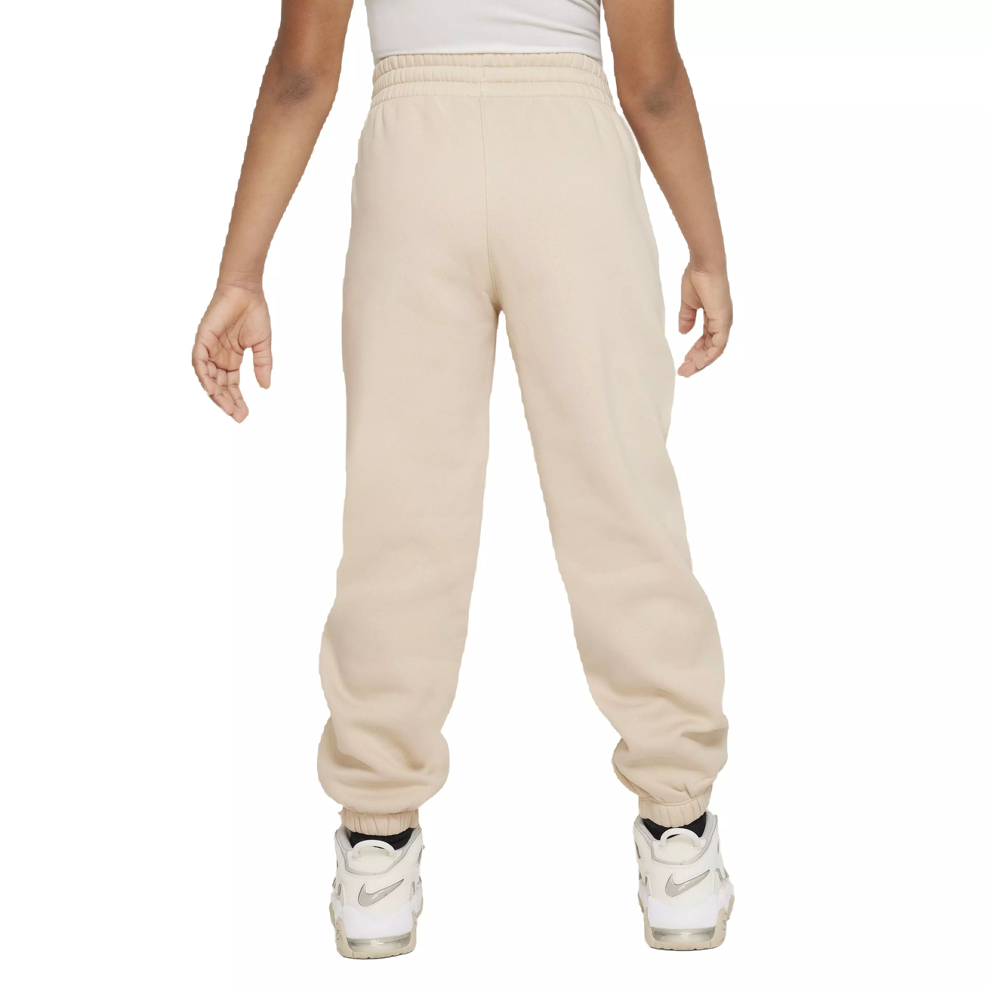 Nike Big Girls' Sportswear Club Fleece Loose Pants -Cream - CREAM