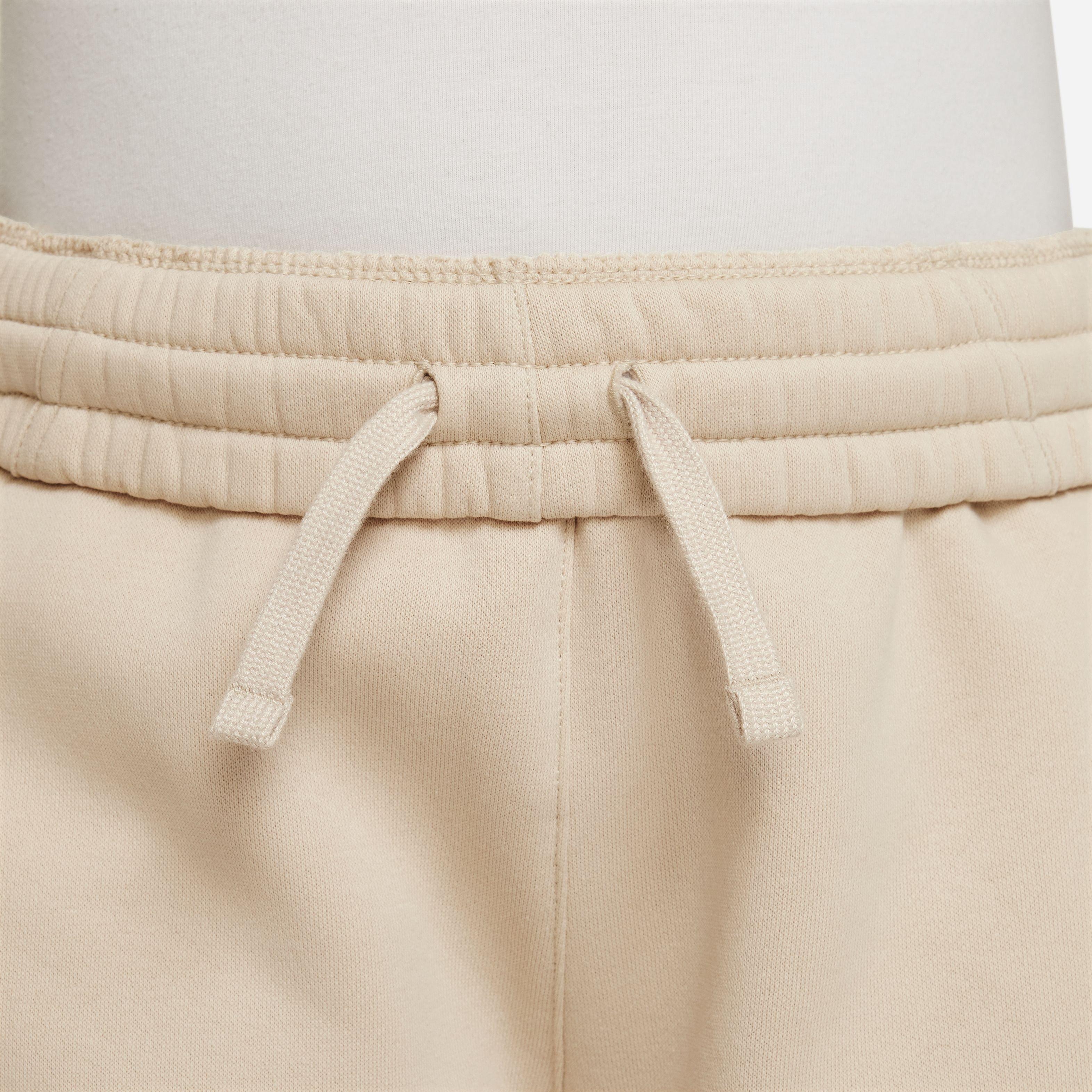 Nike Sportswear Club Fleece Big Girls' Cream Loose Pants