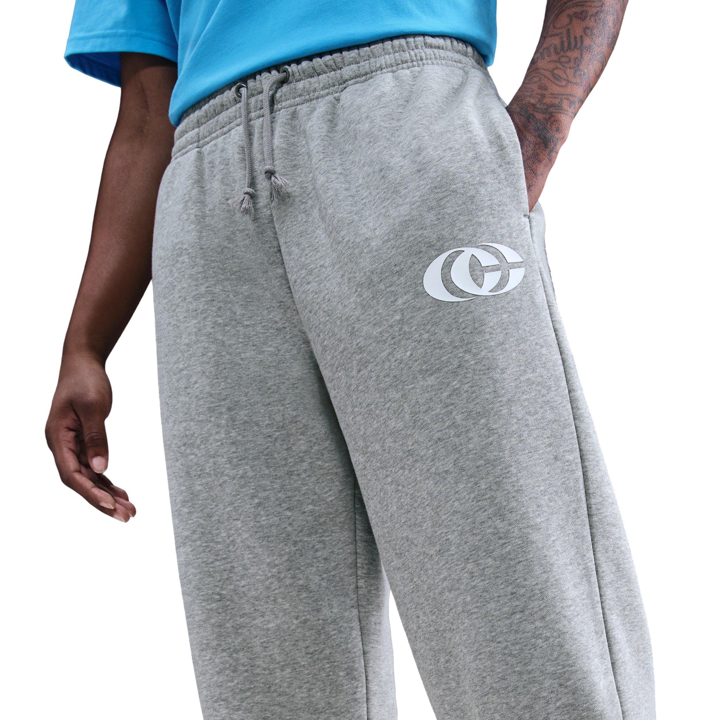 Nike Caitlin Clark Basketball Phoenix Fleece Pants - GREY Thumbnail View 3