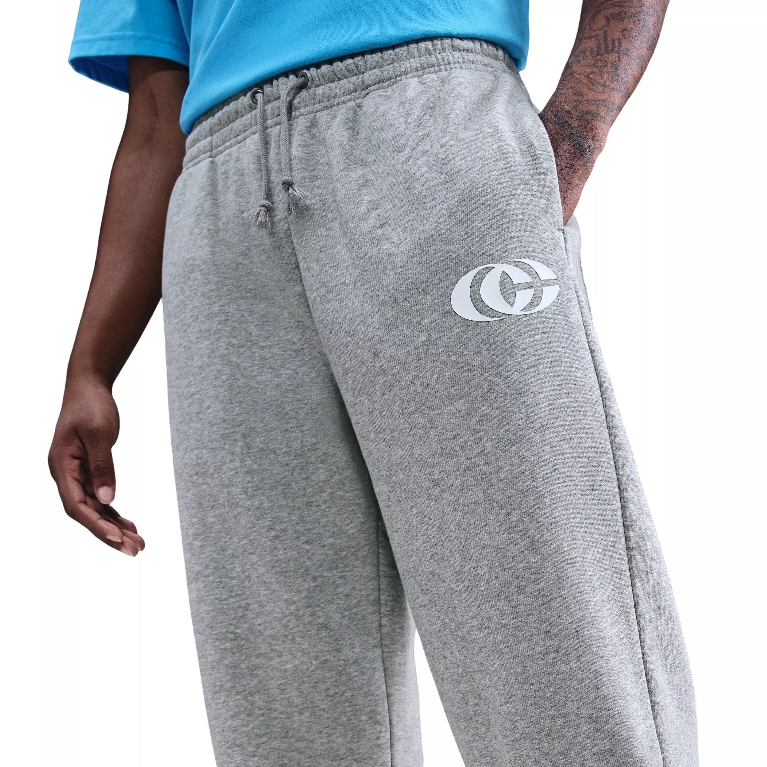 Nike Caitlin Clark Basketball Phoenix Fleece Pants - GREY