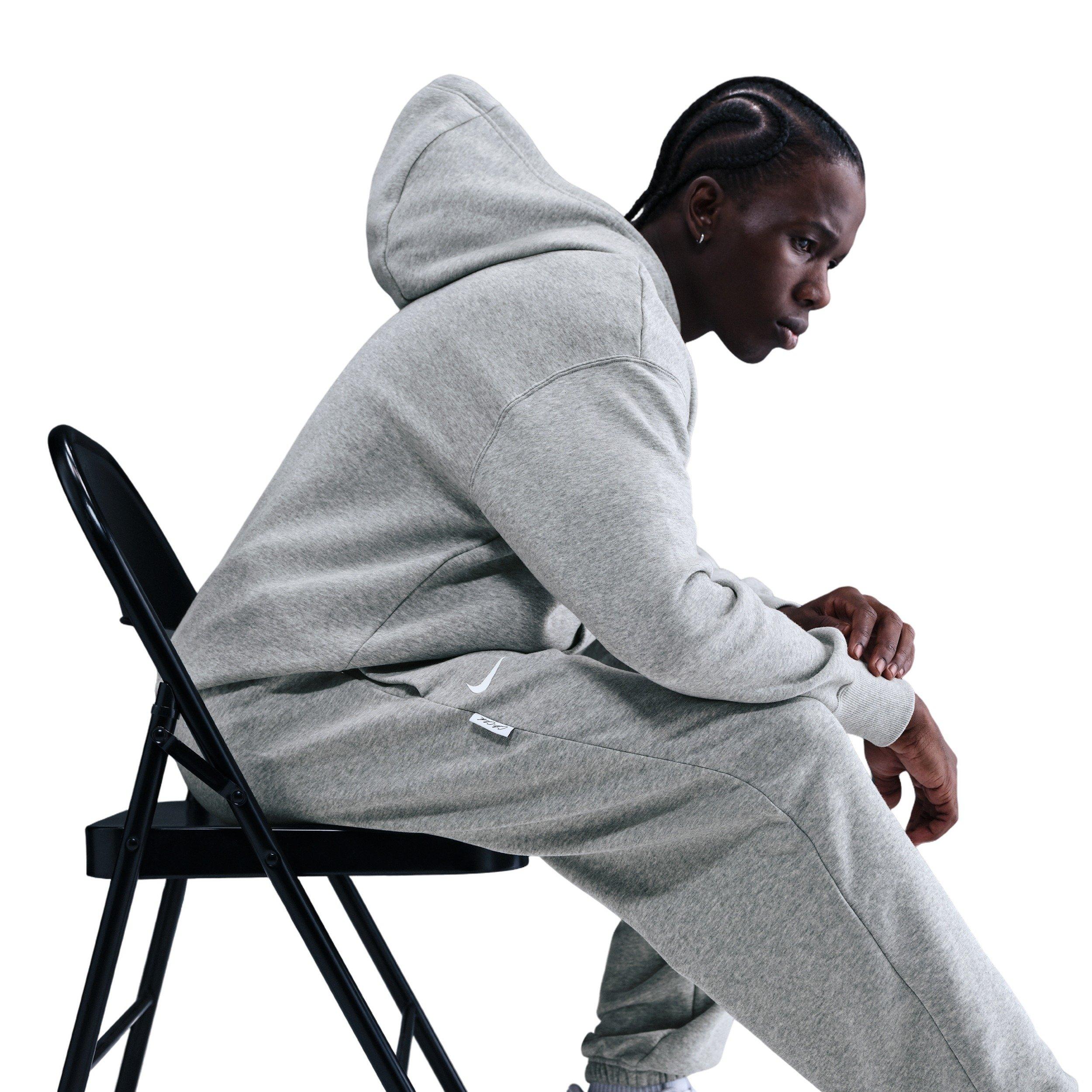 Nike Caitlin Clark Basketball Phoenix Fleece Pants - GREY Thumbnail View 4