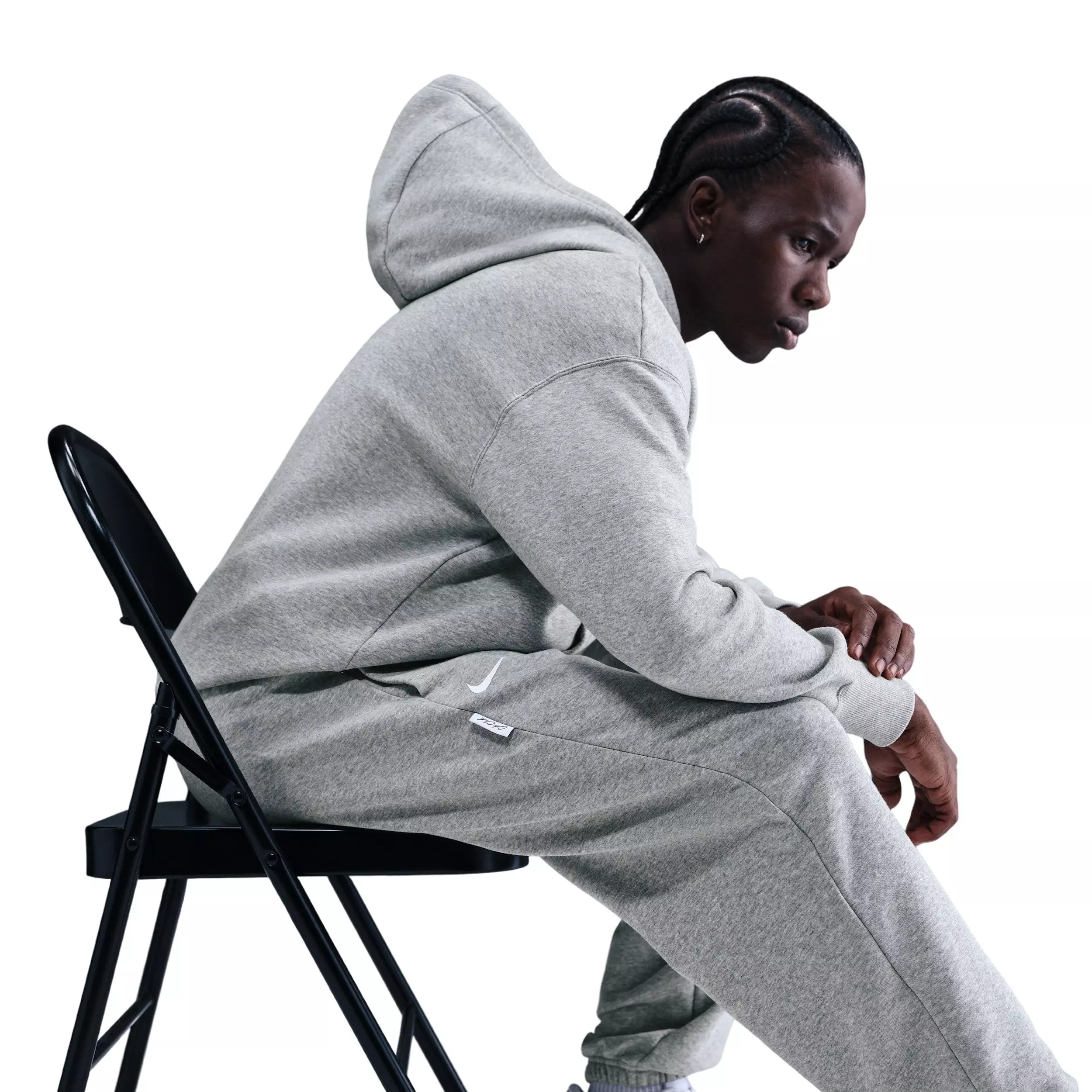 Nike Caitlin Clark Basketball Phoenix Fleece Pants - GREY