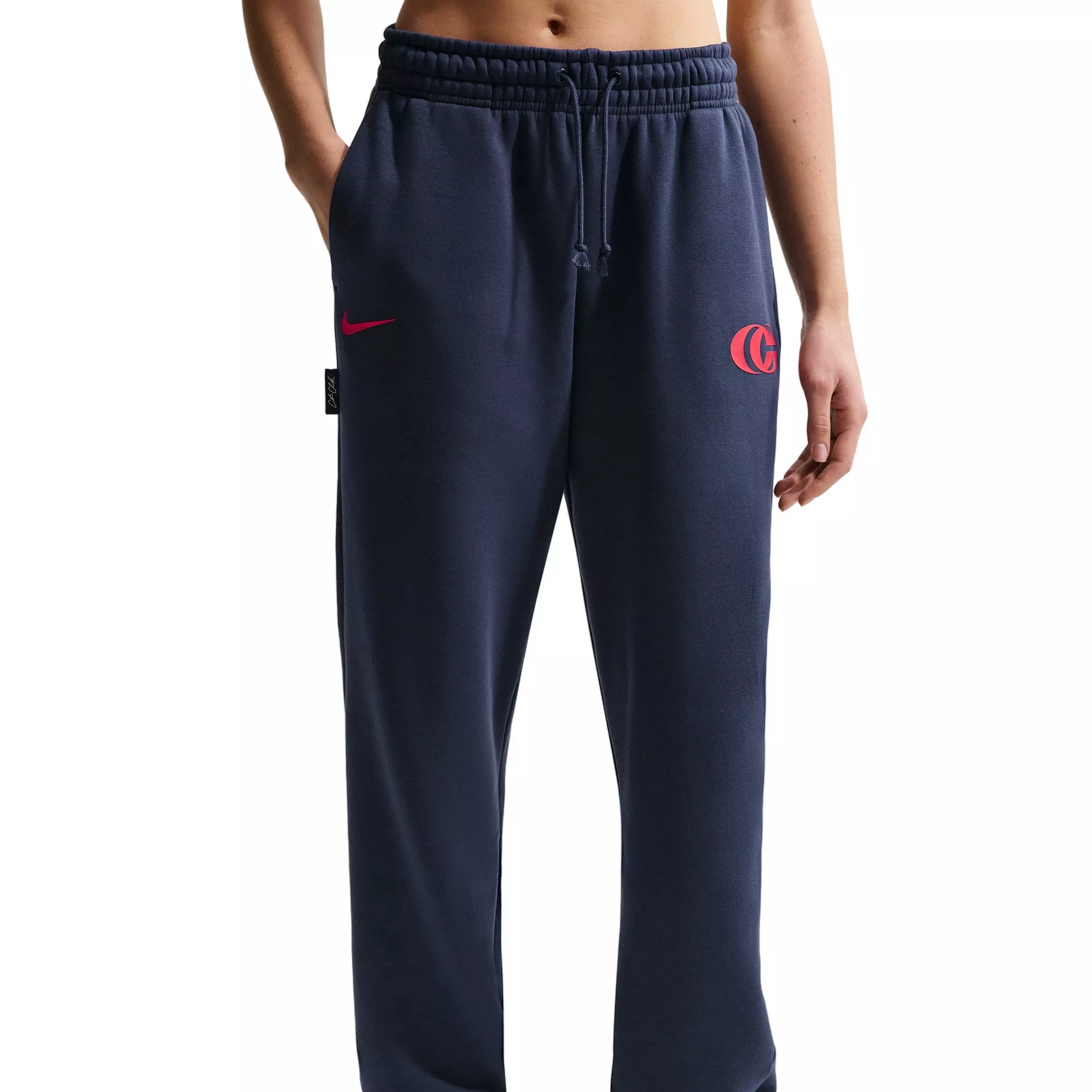 Nike Caitlin Clark Basketball Phoenix Fleece Pants - BLUE