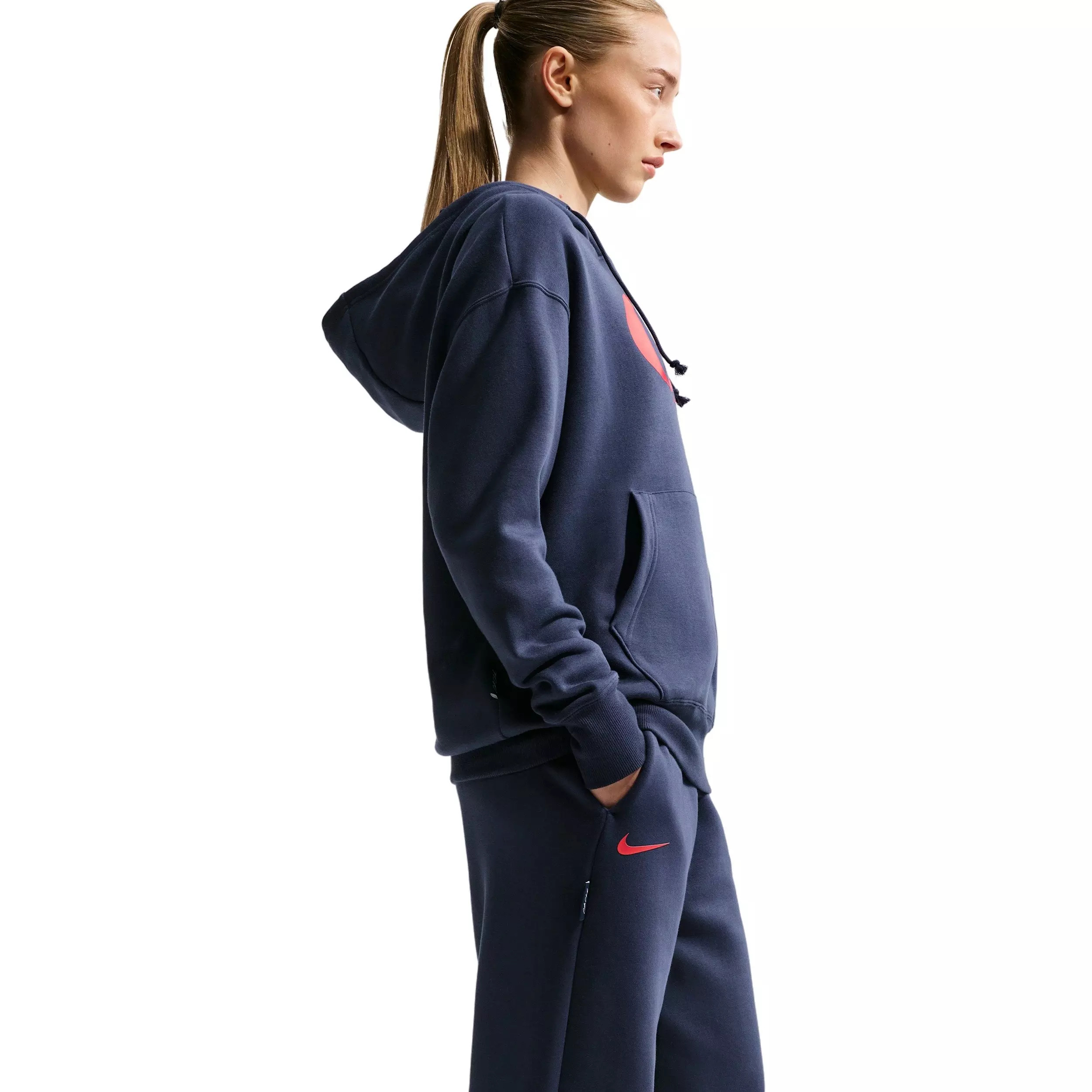 Nike Caitlin Clark Basketball Phoenix Fleece Pants - BLUE