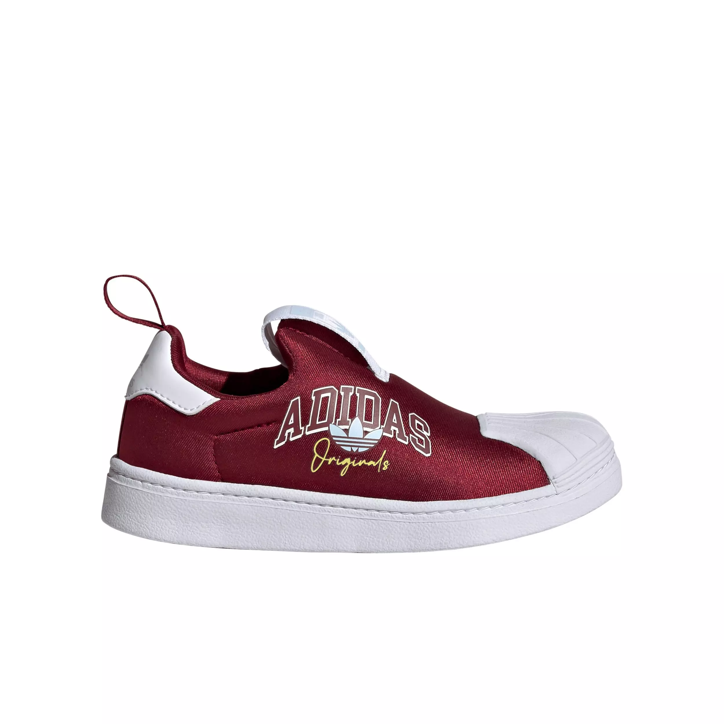 adidas Originals Superstar 360 "Collegiate Burgundy/Ftwr White/Clear Sky" Preschool Boys' Shoe - BURGUNDY/WHITE/SKY