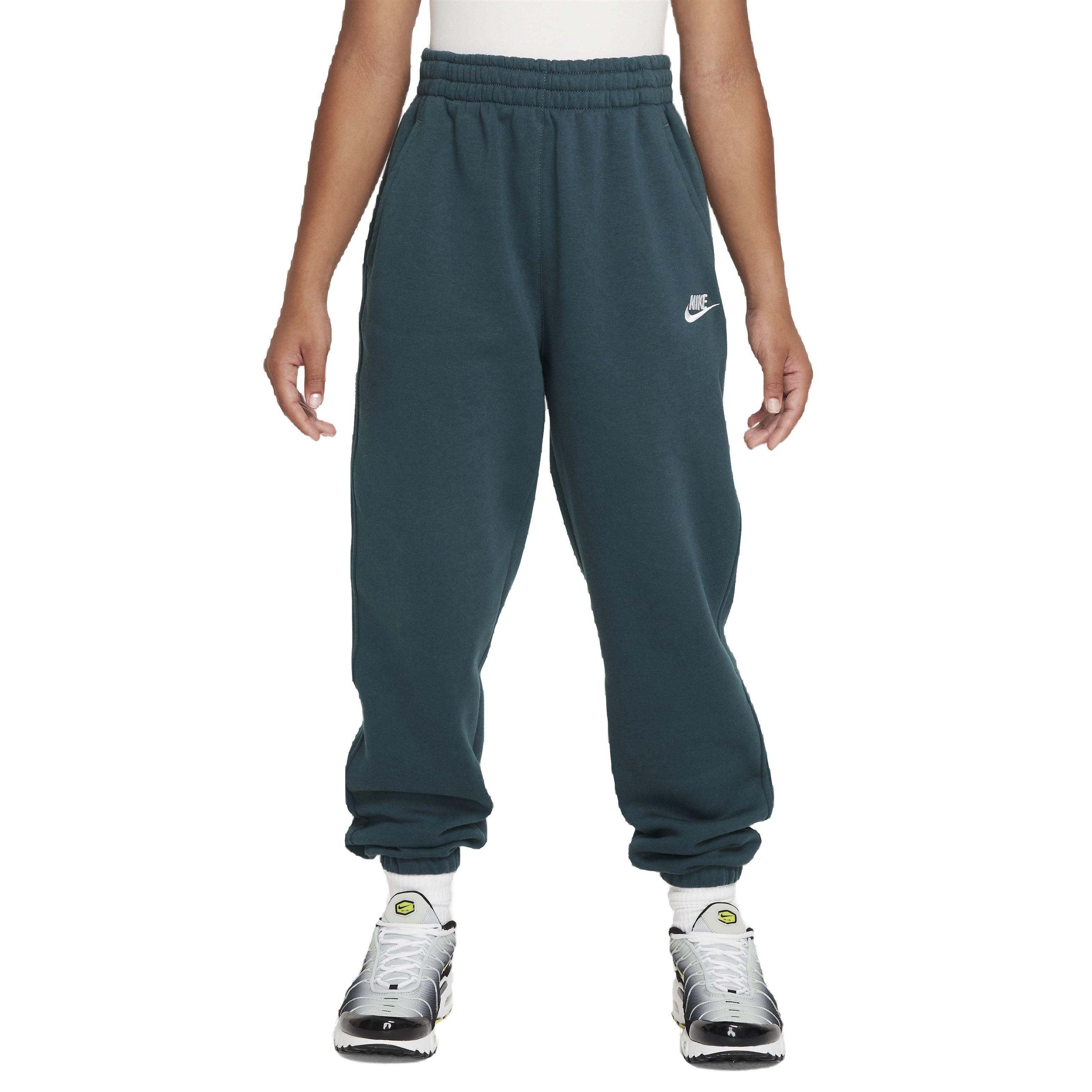 Nike Big Girls' Sportswear Club Fleece Loose Pants -Teal Green - TEAL GREEN Thumbnail View 1