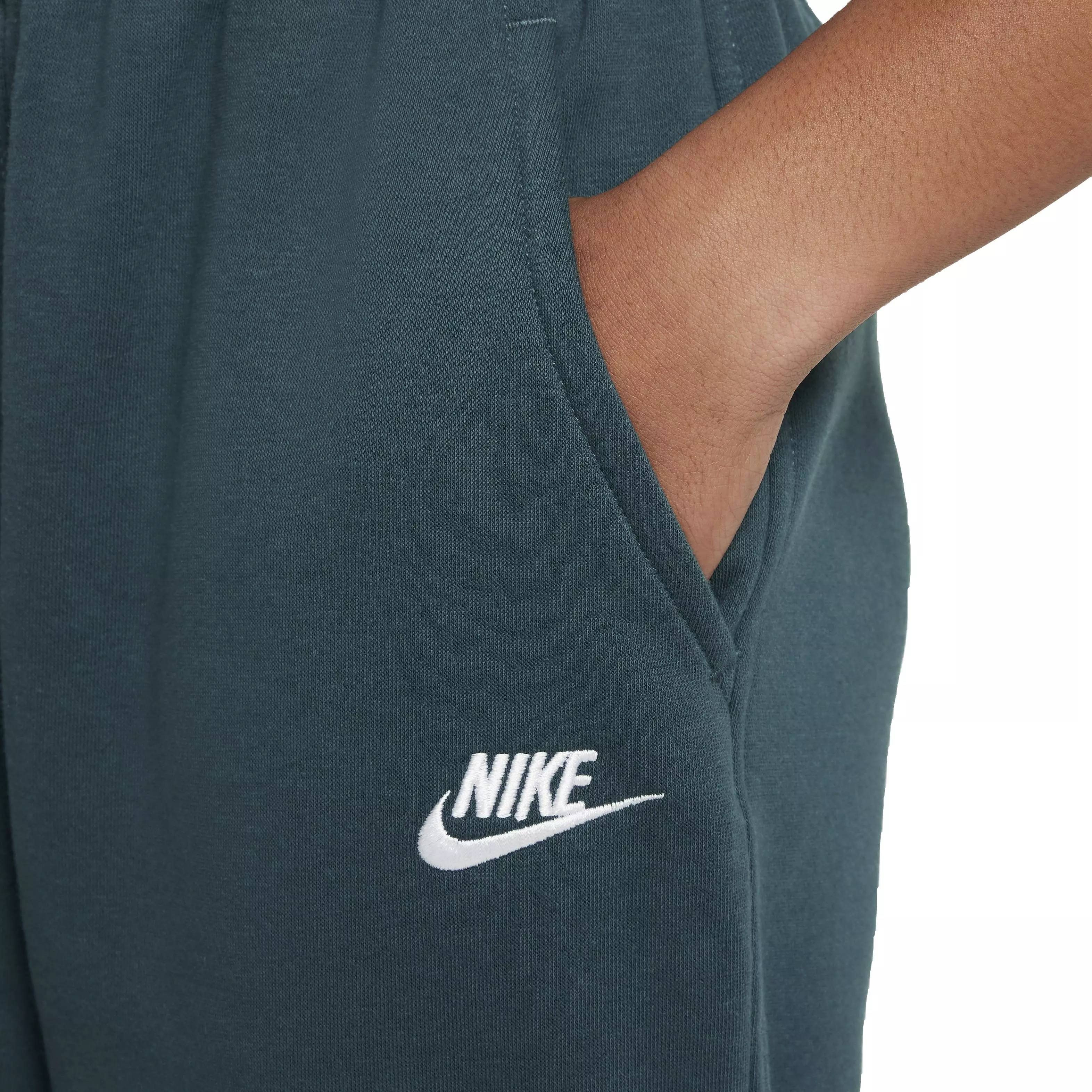 Nike Big Girls' Sportswear Club Fleece Loose Pants -Teal Green - TEAL GREEN