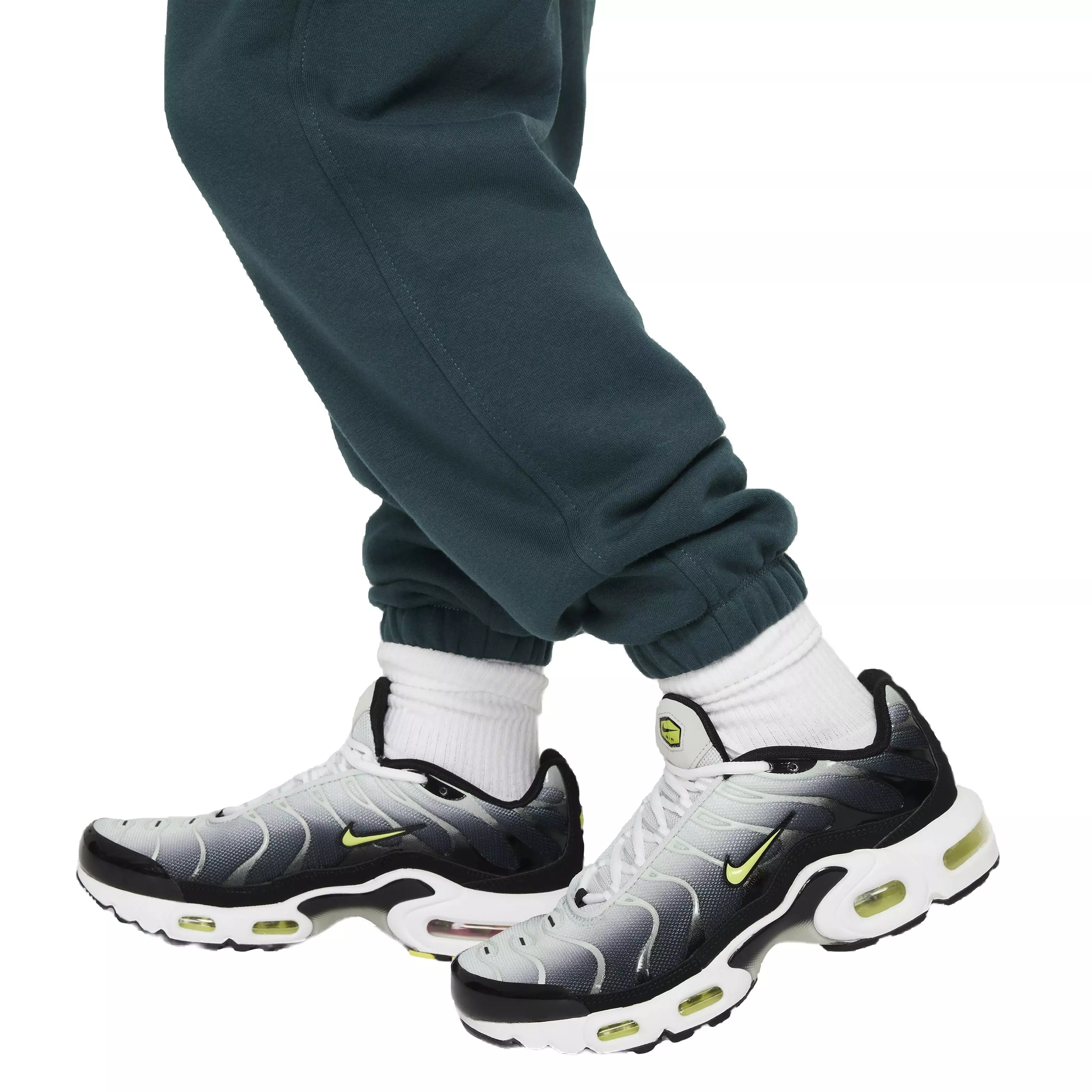 Nike Big Girls' Sportswear Club Fleece Loose Pants -Teal Green - TEAL GREEN