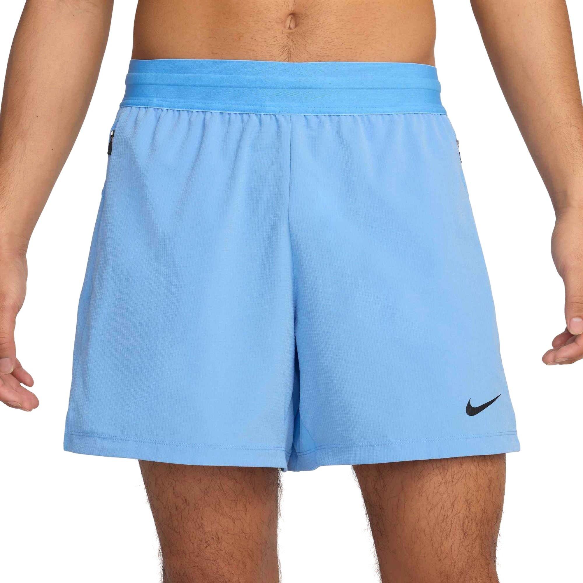 Nike Men's Flex Rep Dri-FIT 5" Unlined Fitness Shorts -Blue - BLUE Thumbnail View 1