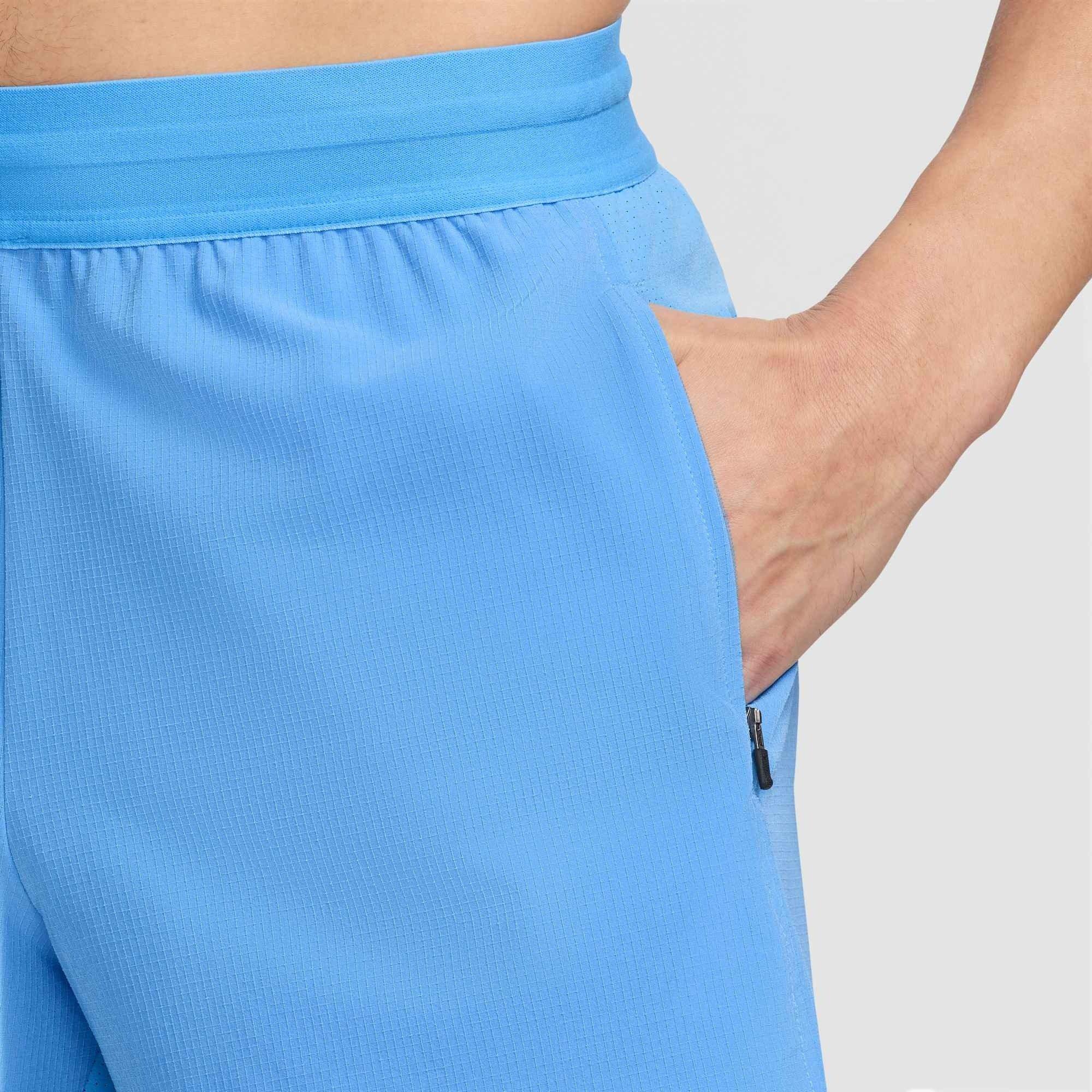 Nike Men's Flex Rep Dri-FIT 5" Unlined Fitness Shorts -Blue - BLUE Thumbnail View 3