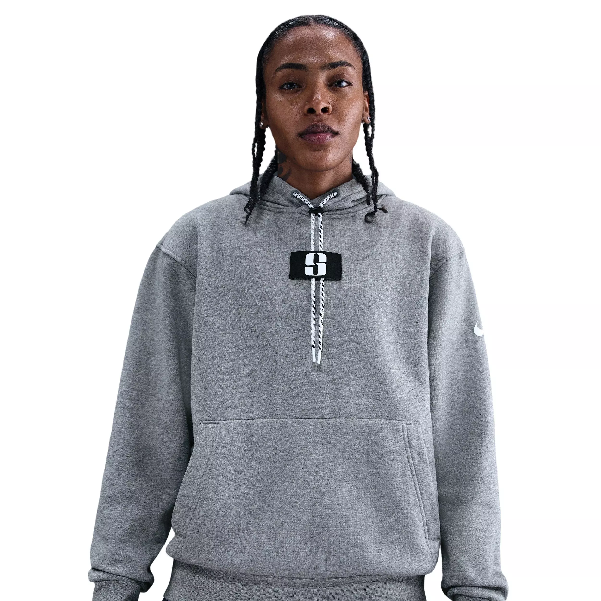 Nike Sabrina Fleece Basketball Hoodie - GREY