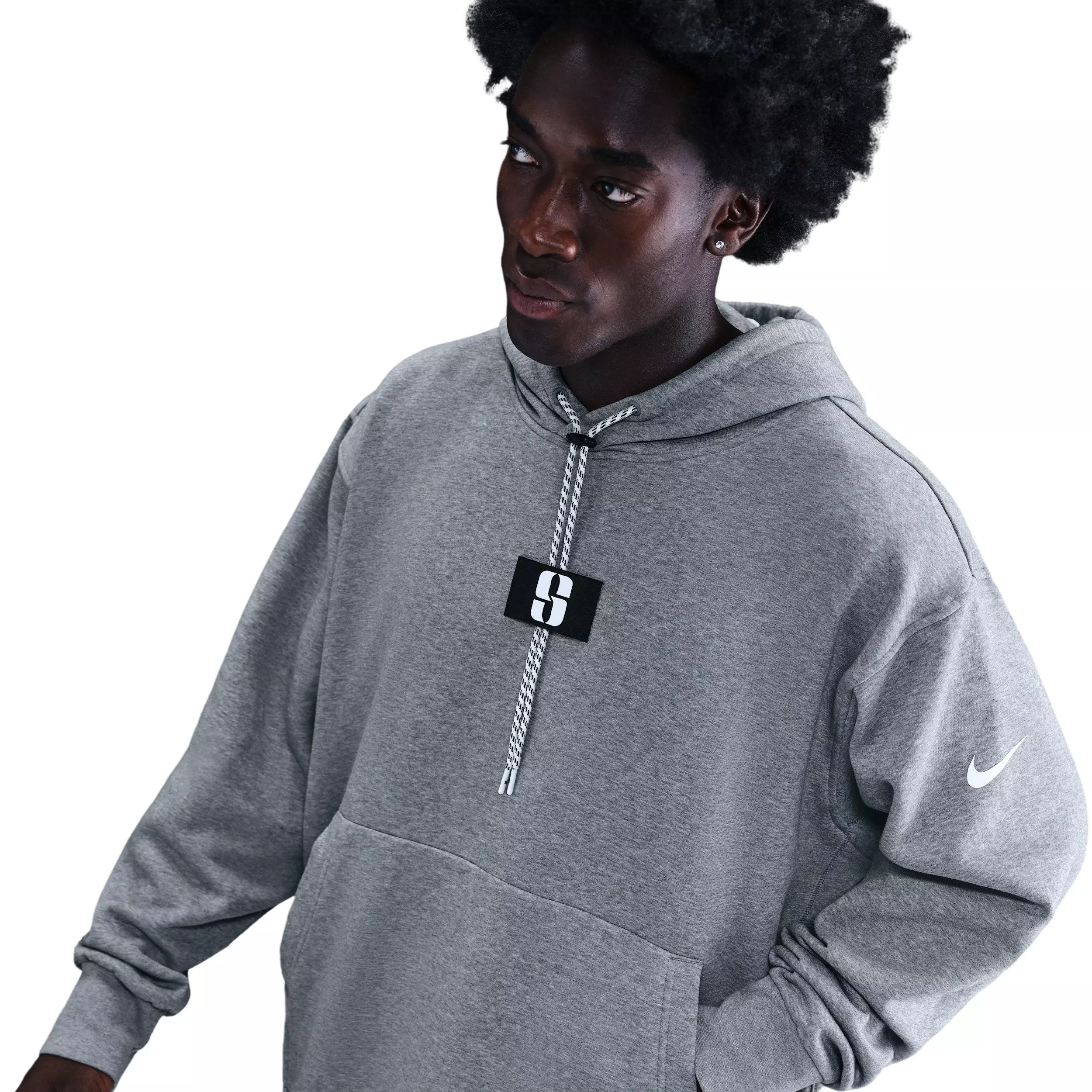 Nike Sabrina Fleece Basketball Hoodie - GREY
