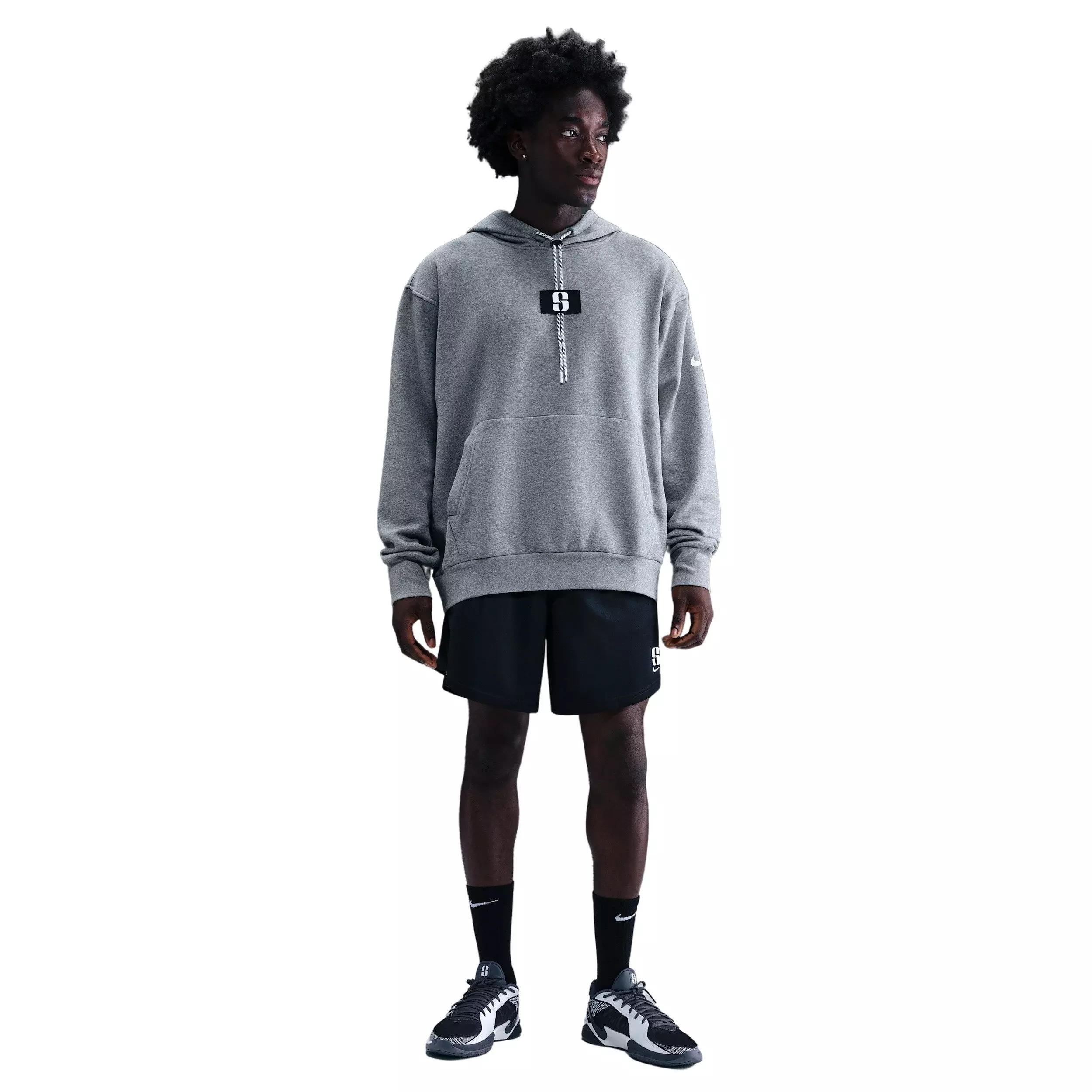 Nike Sabrina Fleece Basketball Hoodie - GREY
