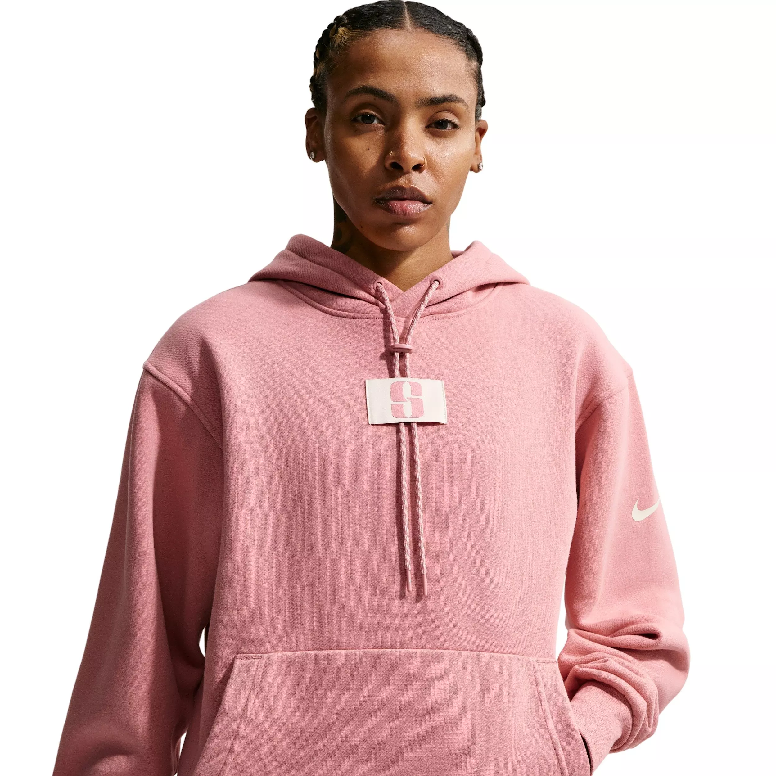 Nike Sabrina Fleece Basketball Hoodie - PINK