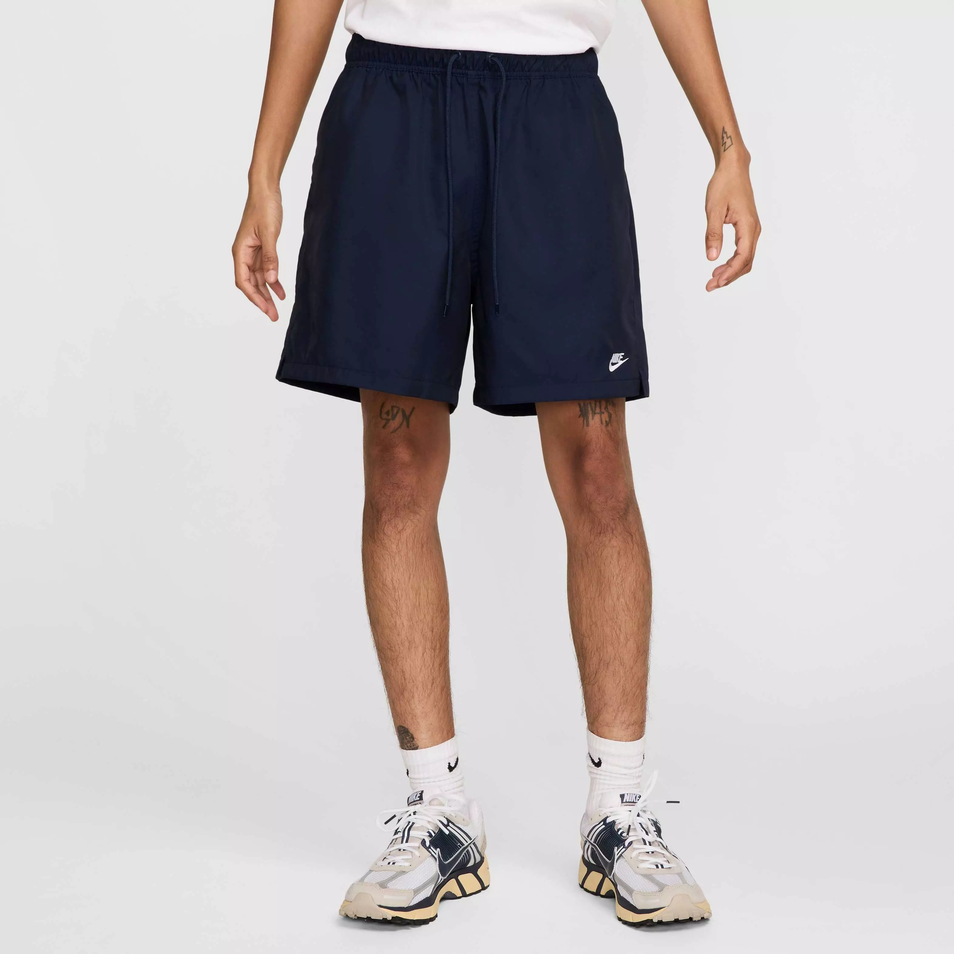 Nike Men's Club Woven Flow Shorts - Navy - NAVY