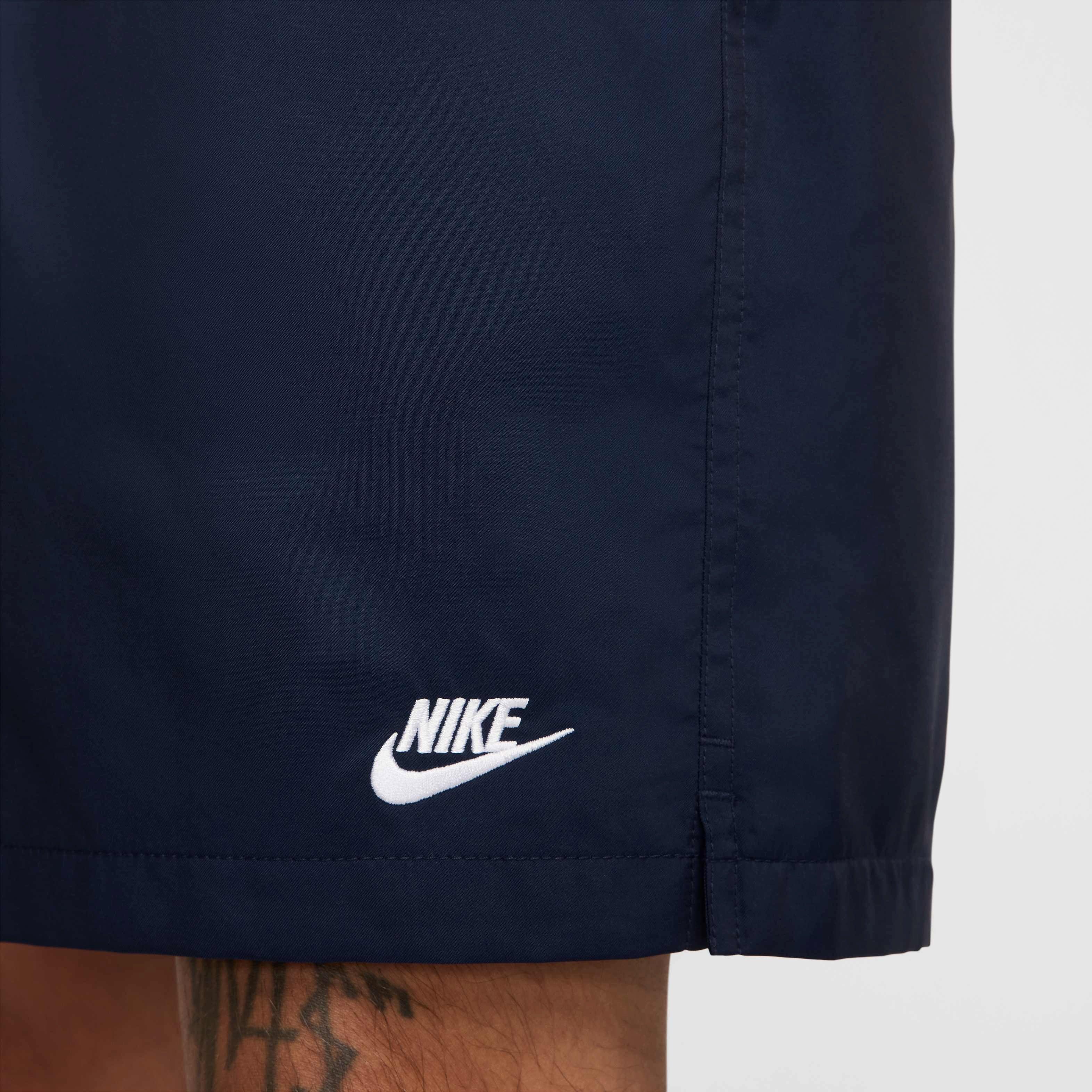 Nike Men's Club Woven Flow Shorts -Blue - BLUE Thumbnail View 6