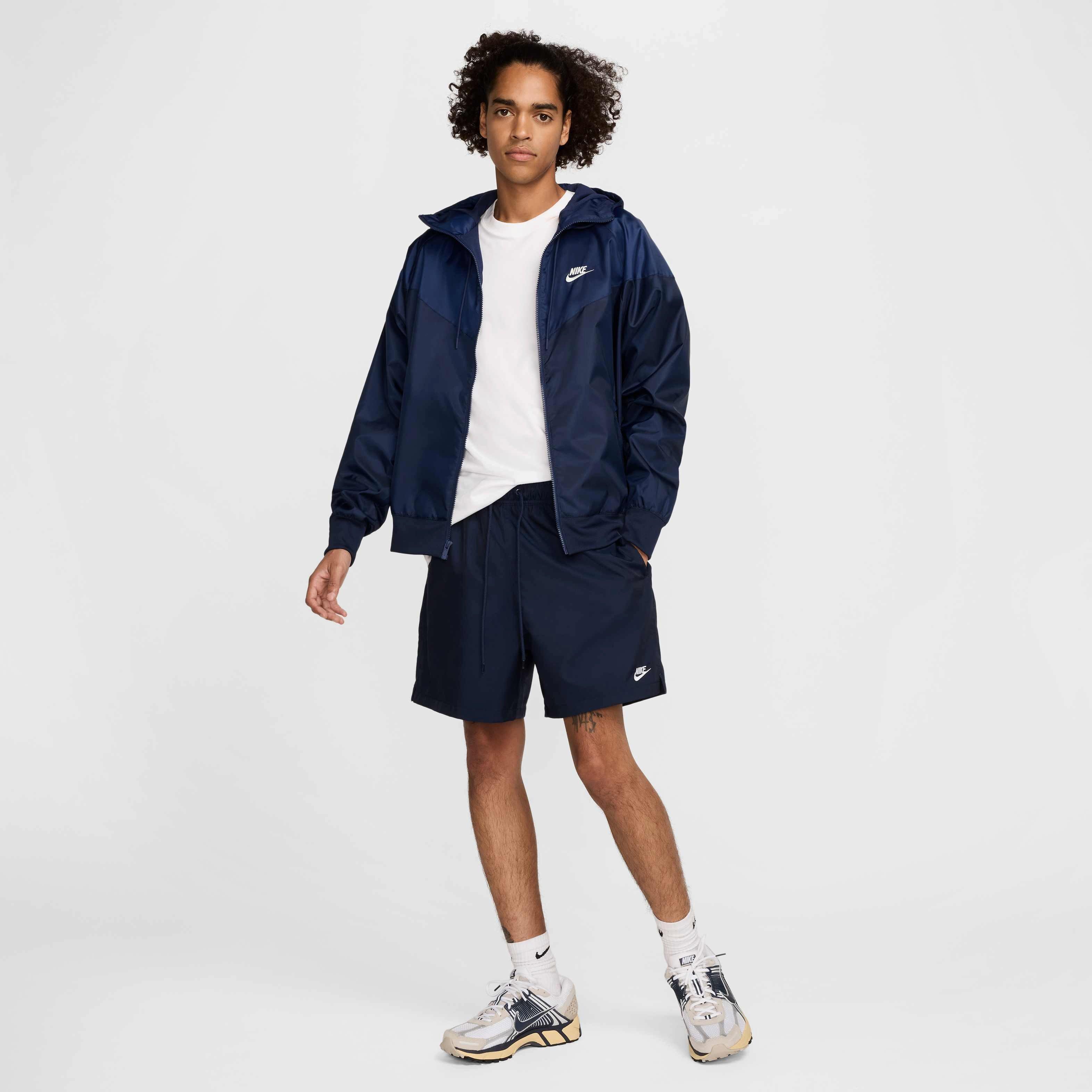 Nike Men's Club Woven Flow Shorts - Navy - NAVY Thumbnail View 7