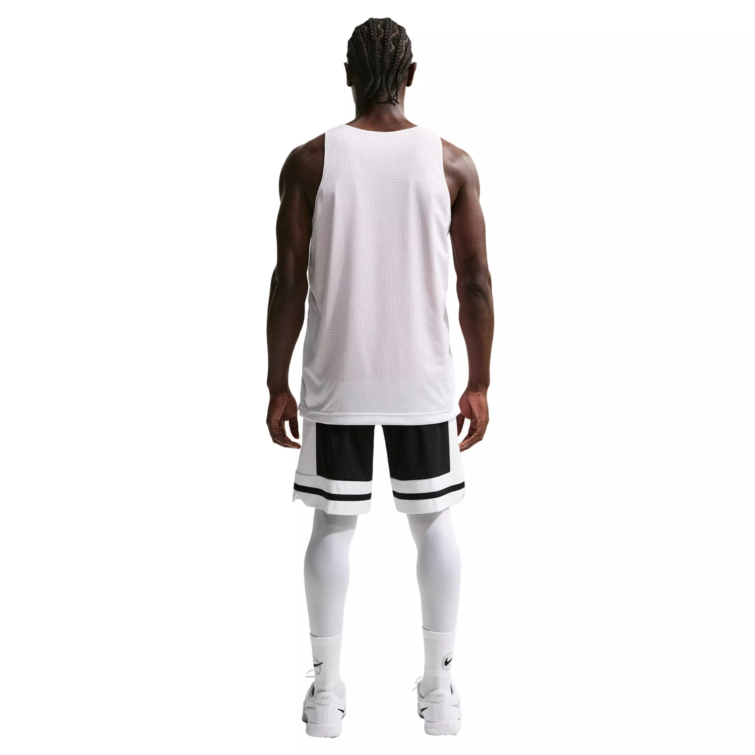 Nike Men's Dri-FIT 10" Game Classic Basketball Shorts - BLACK/WHITE