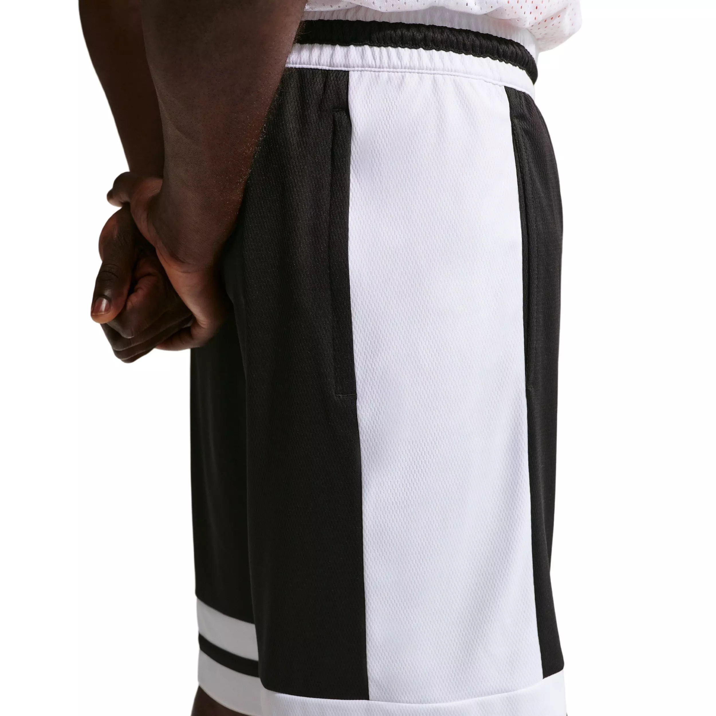 Nike Men's Dri-FIT 10" Game Classic Basketball Shorts - BLACK/WHITE