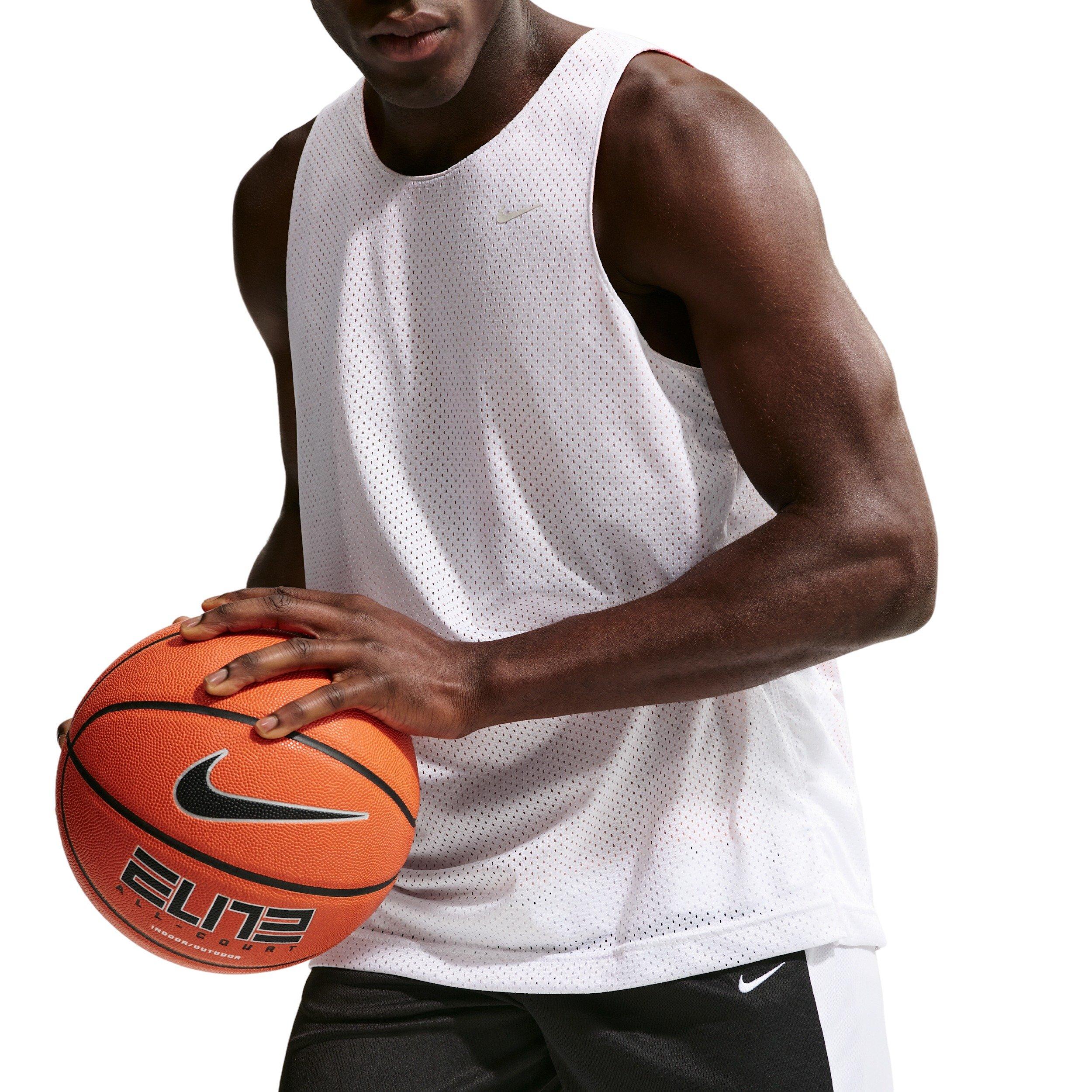 Nike Men's Dri-FIT 10" Game Classic Basketball Shorts - BLACK/WHITE Thumbnail View 5