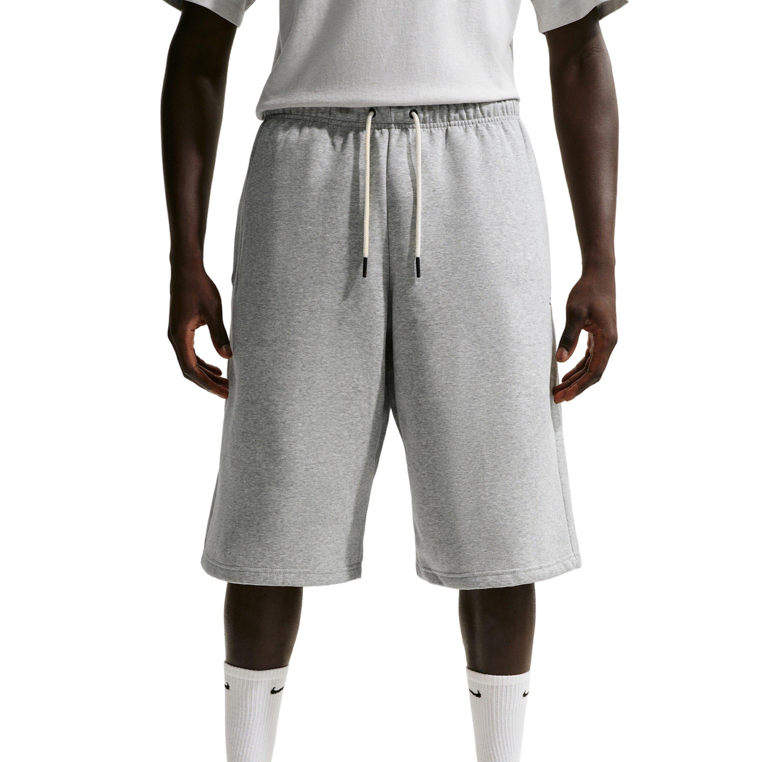 Nike Men's Standard Issue Thema-FIT 14" Fleece Basketball Shorts - GREY Thumbnail View 3