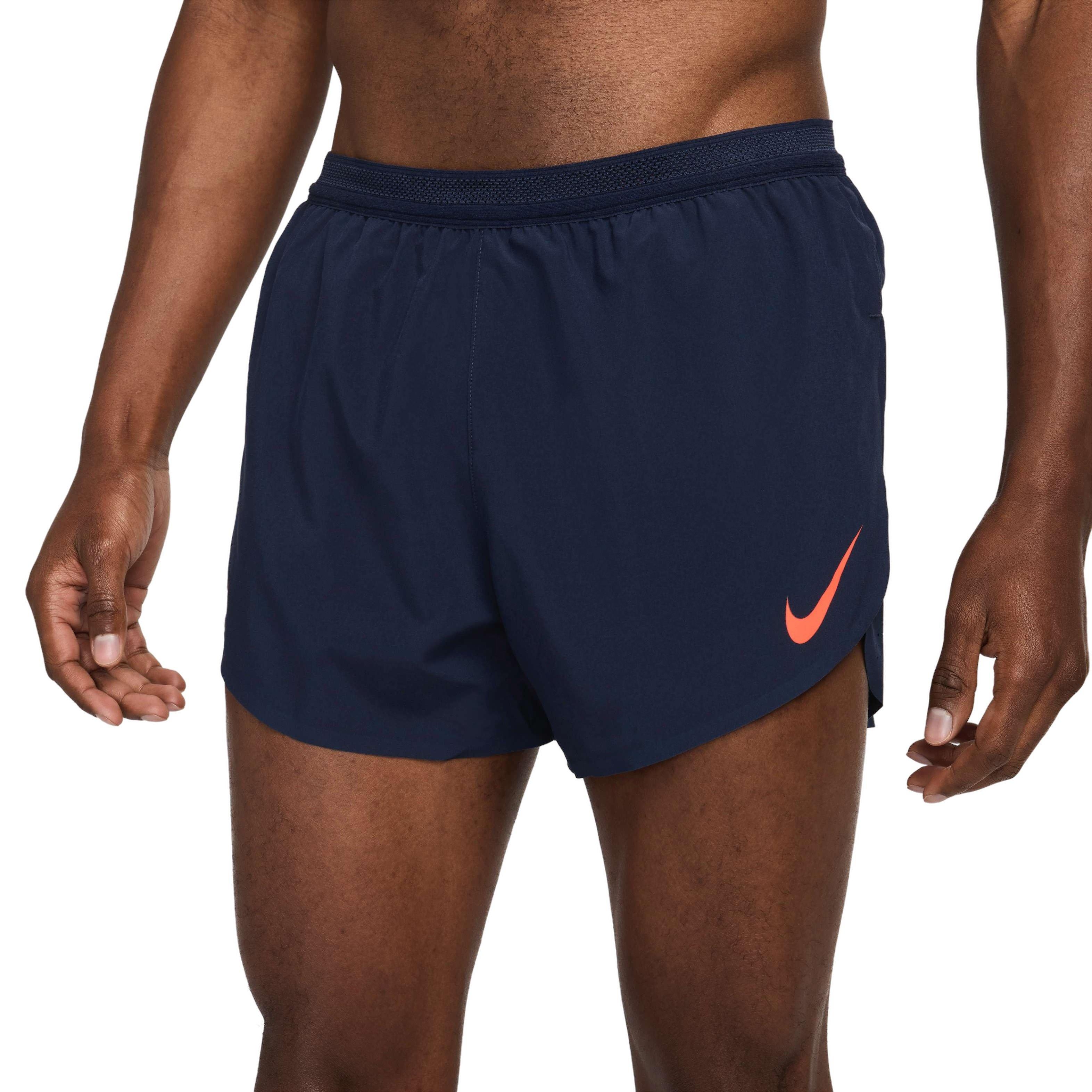 Nike Men's AeroSwift Dri-FIT ADV 4" Brief-Lined Running Shorts - BLUE Thumbnail View 1