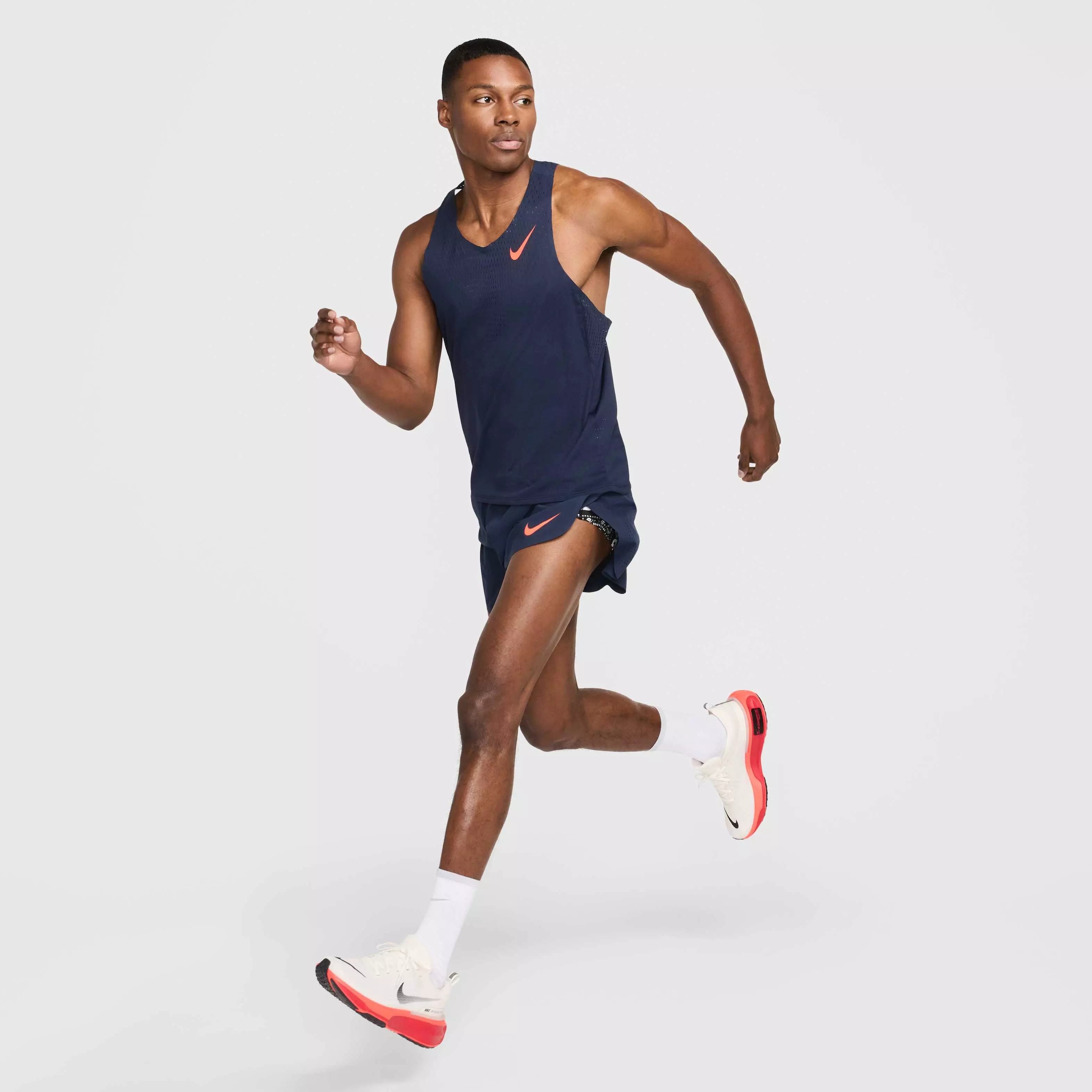 Nike Men's AeroSwift Dri-FIT ADV 4" Brief-Lined Running Shorts - BLUE