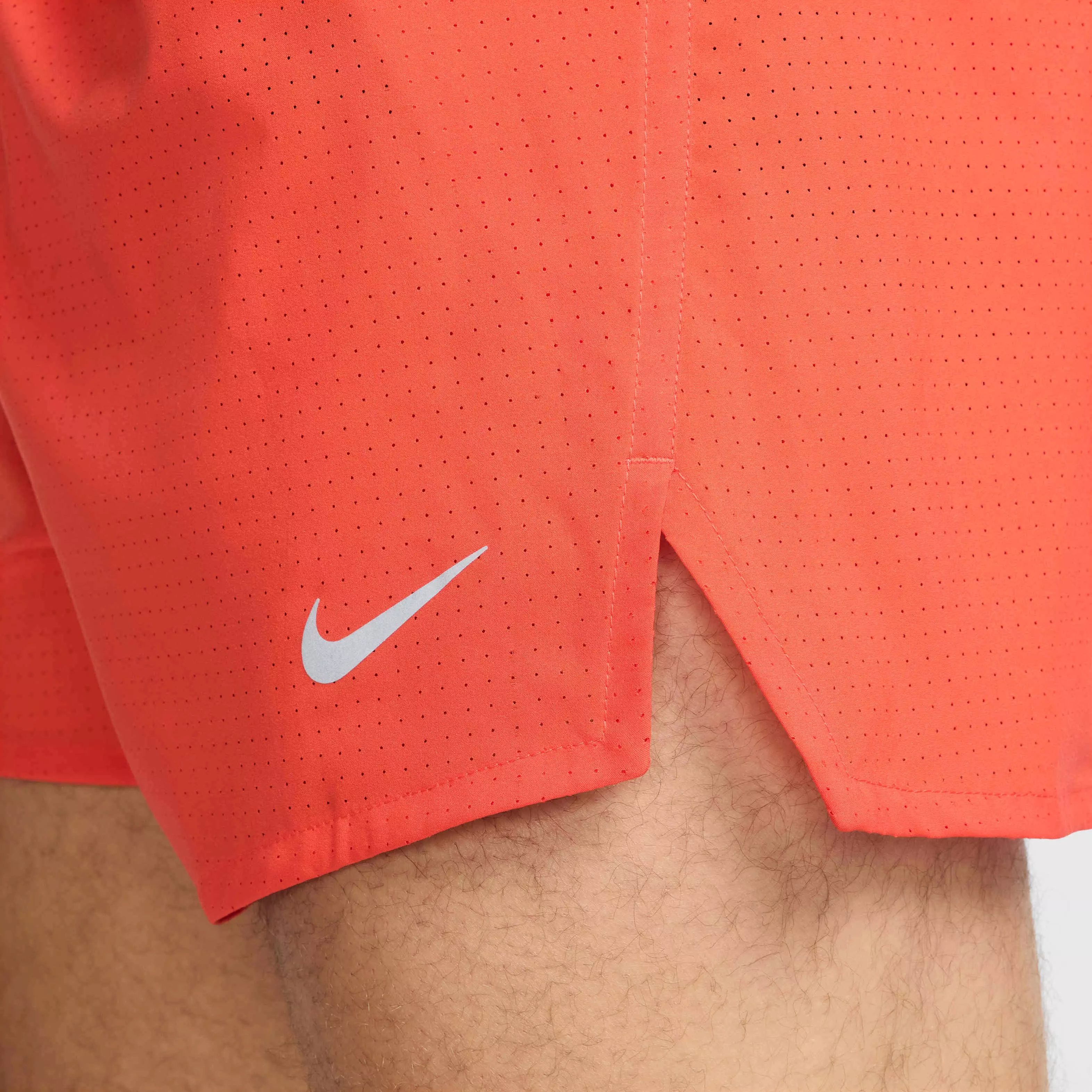 Nike Men's Fast Dri-FIT 3" Brief-Lined Running Shorts -Red - RED