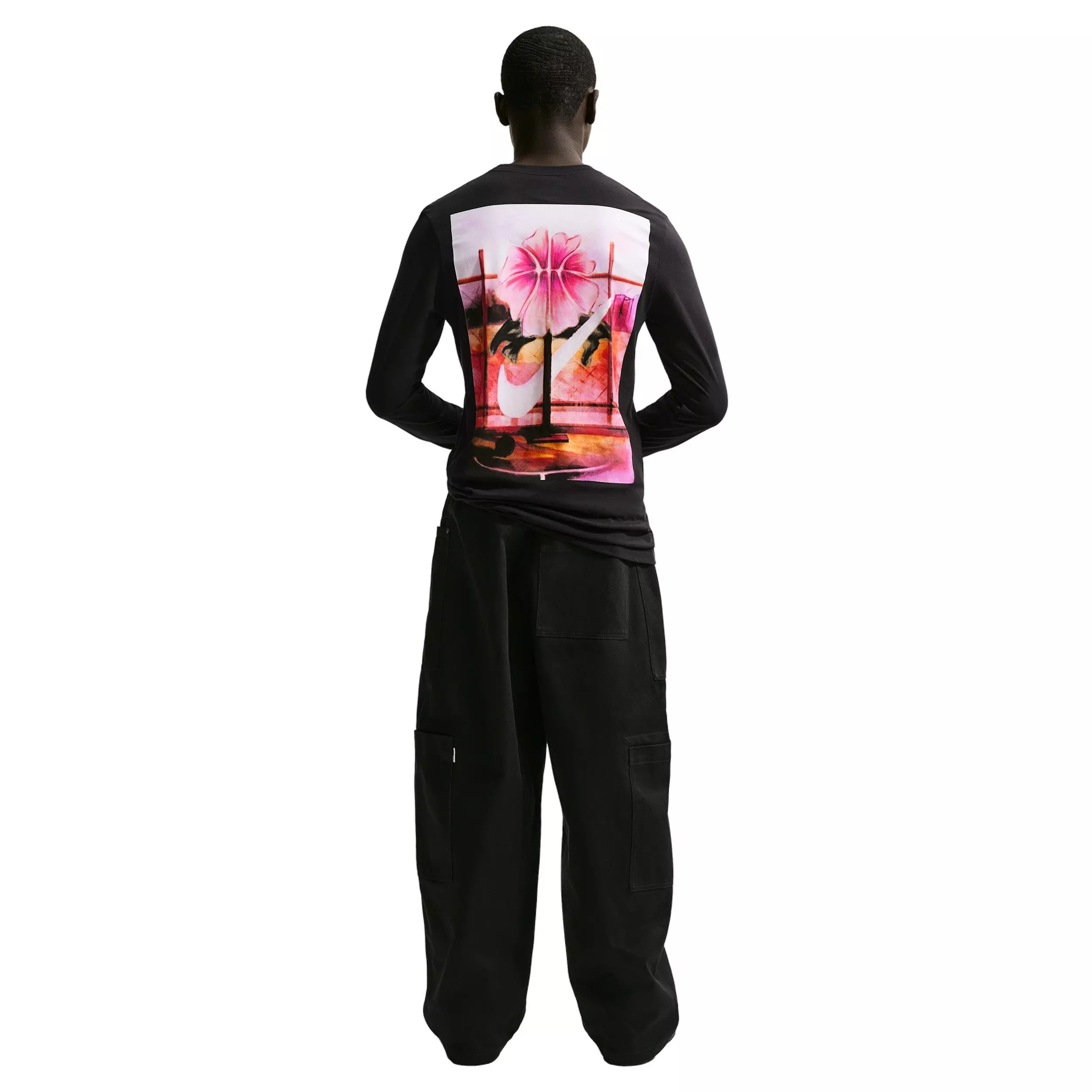 Nike Men's Standard Long-Sleeve OC Basketball T-Shirt - BLACK