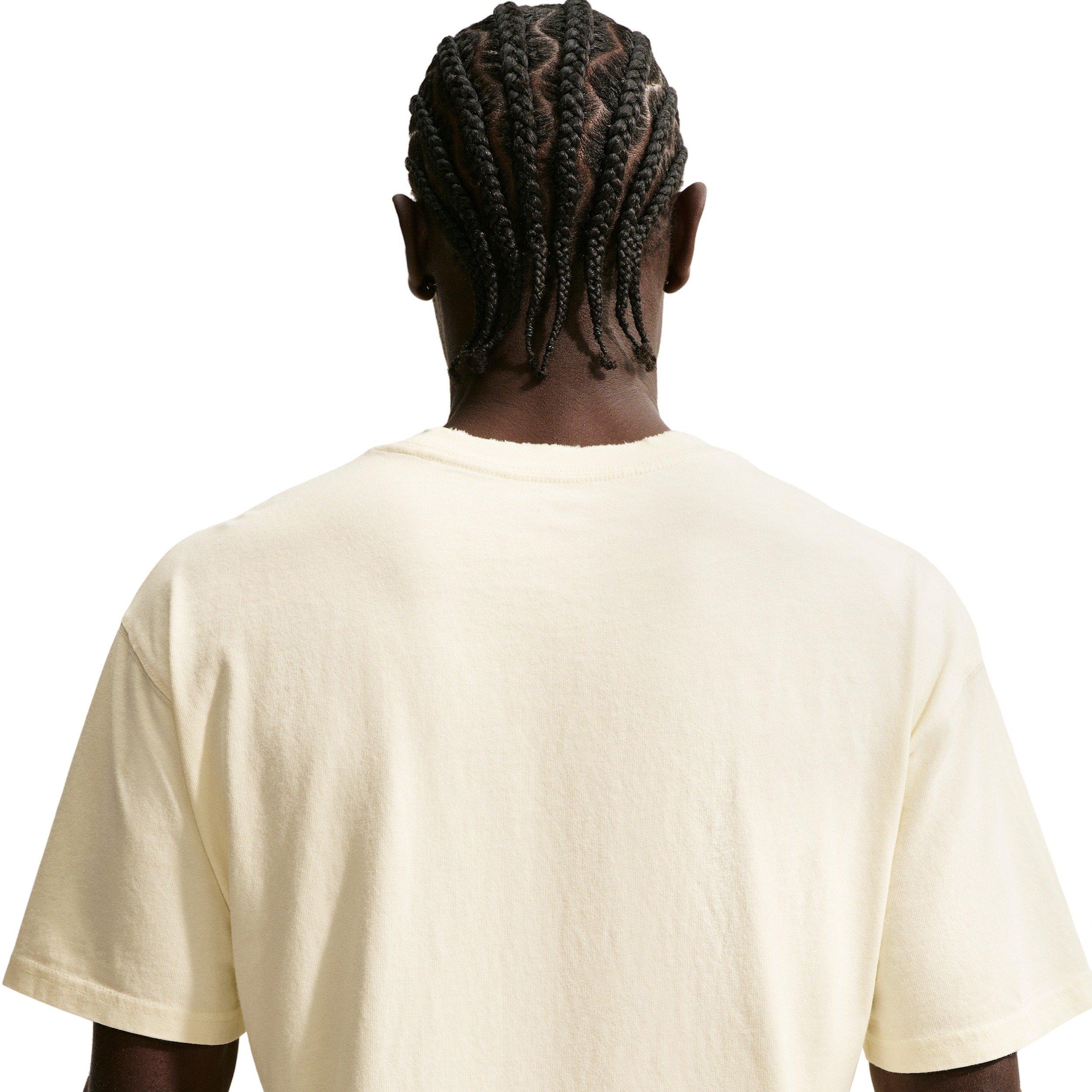 Nike Men's Loose Fearless F2 Basketball T-Shirt - COCONUT MILK Thumbnail View 2