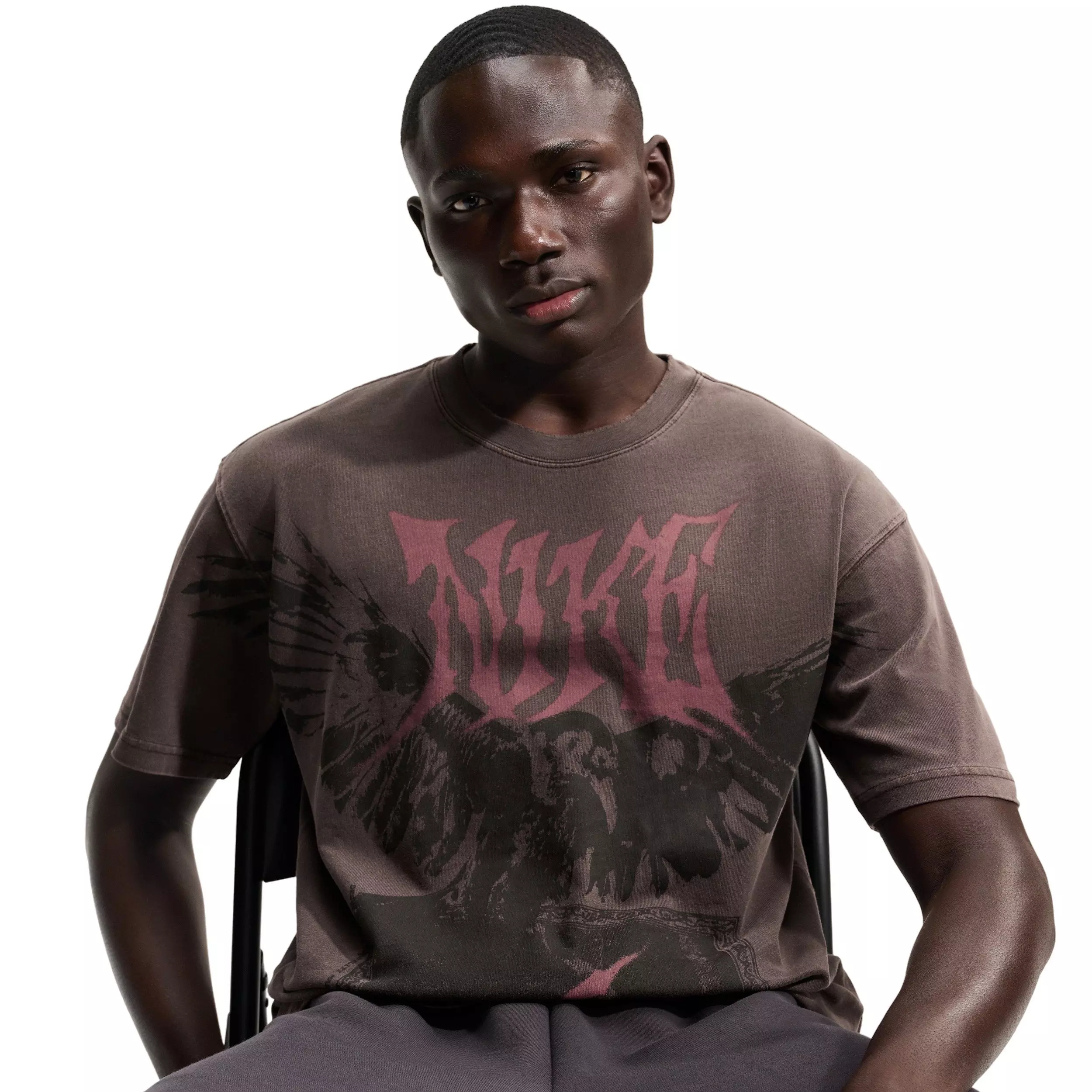 Nike Men's Loose Fearless F2 Basketball T-Shirt - BROWN