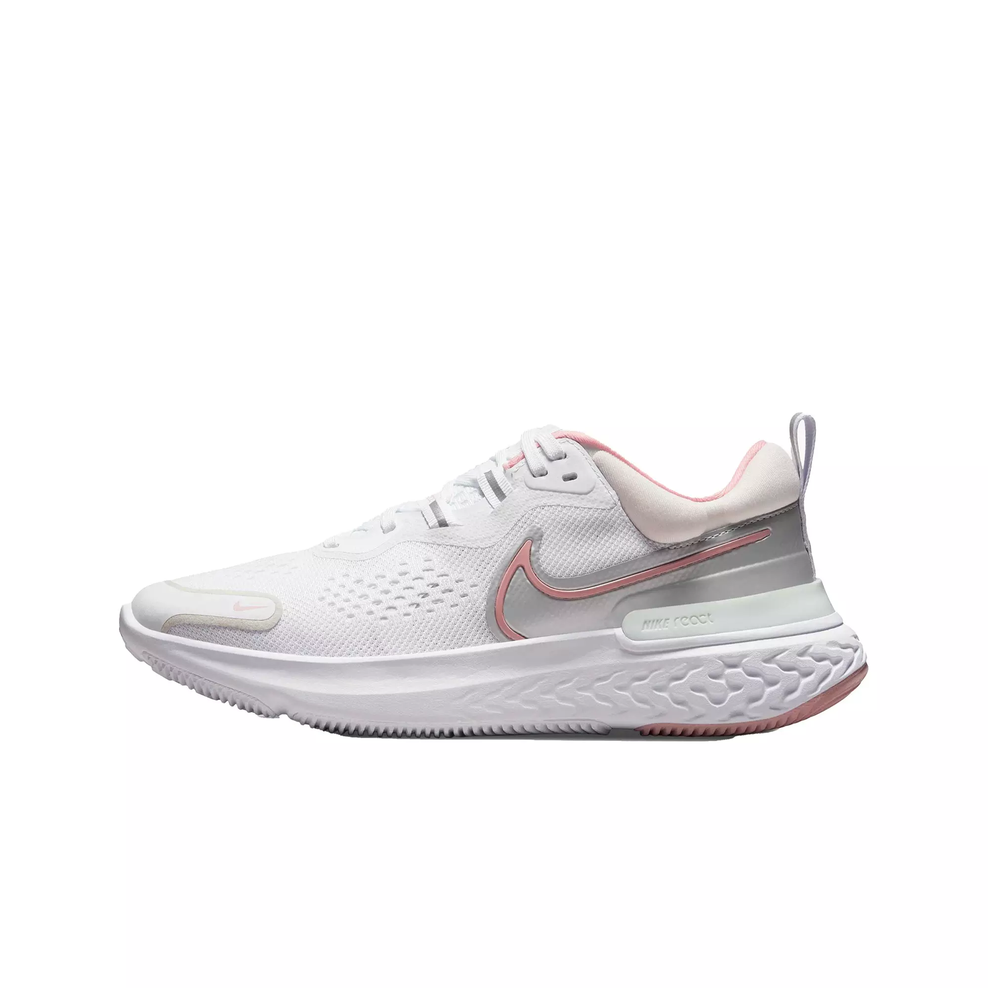 Nike React Miler 2 "White/Pink Glaze Light Soft Pink" Women's Road Running Shoe - WHITE