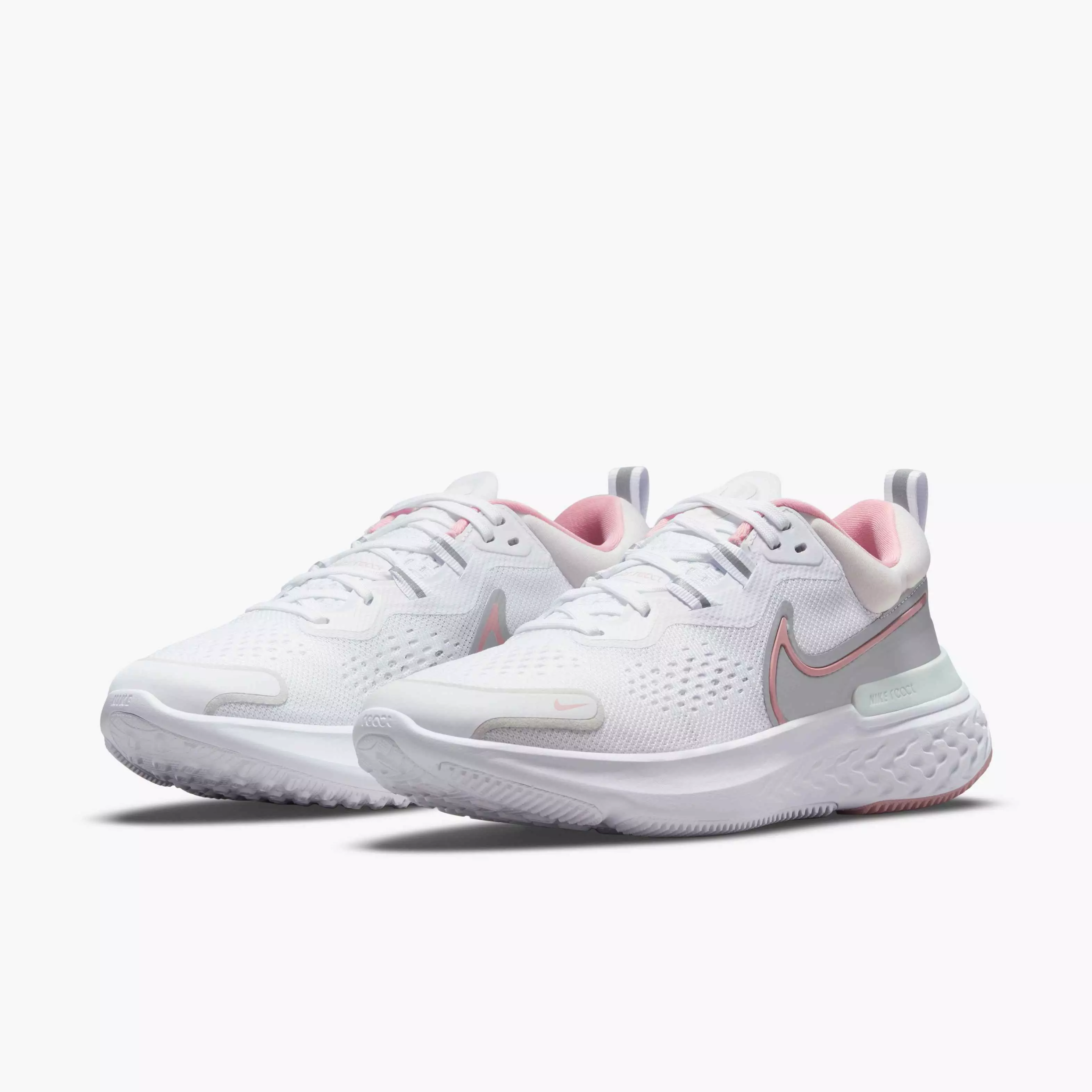 Nike React Miler 2 "White/Pink Glaze Light Soft Pink" Women's Road Running Shoe - WHITE