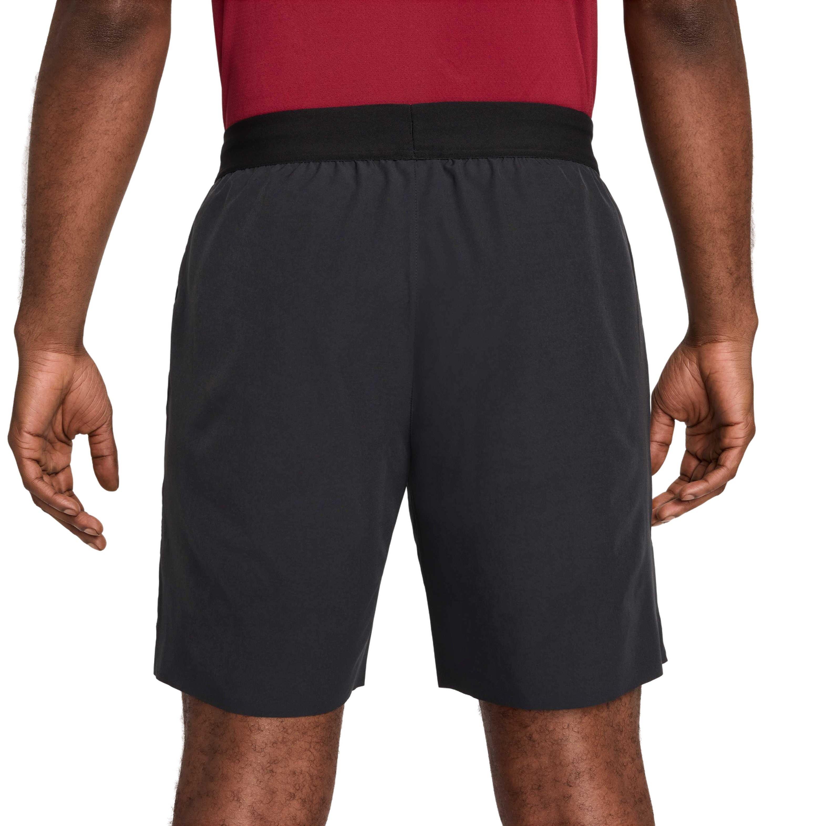 NikeCourt Men's Advantage Dri-FIT 8" Tennis Shorts - BLACK Thumbnail View 2