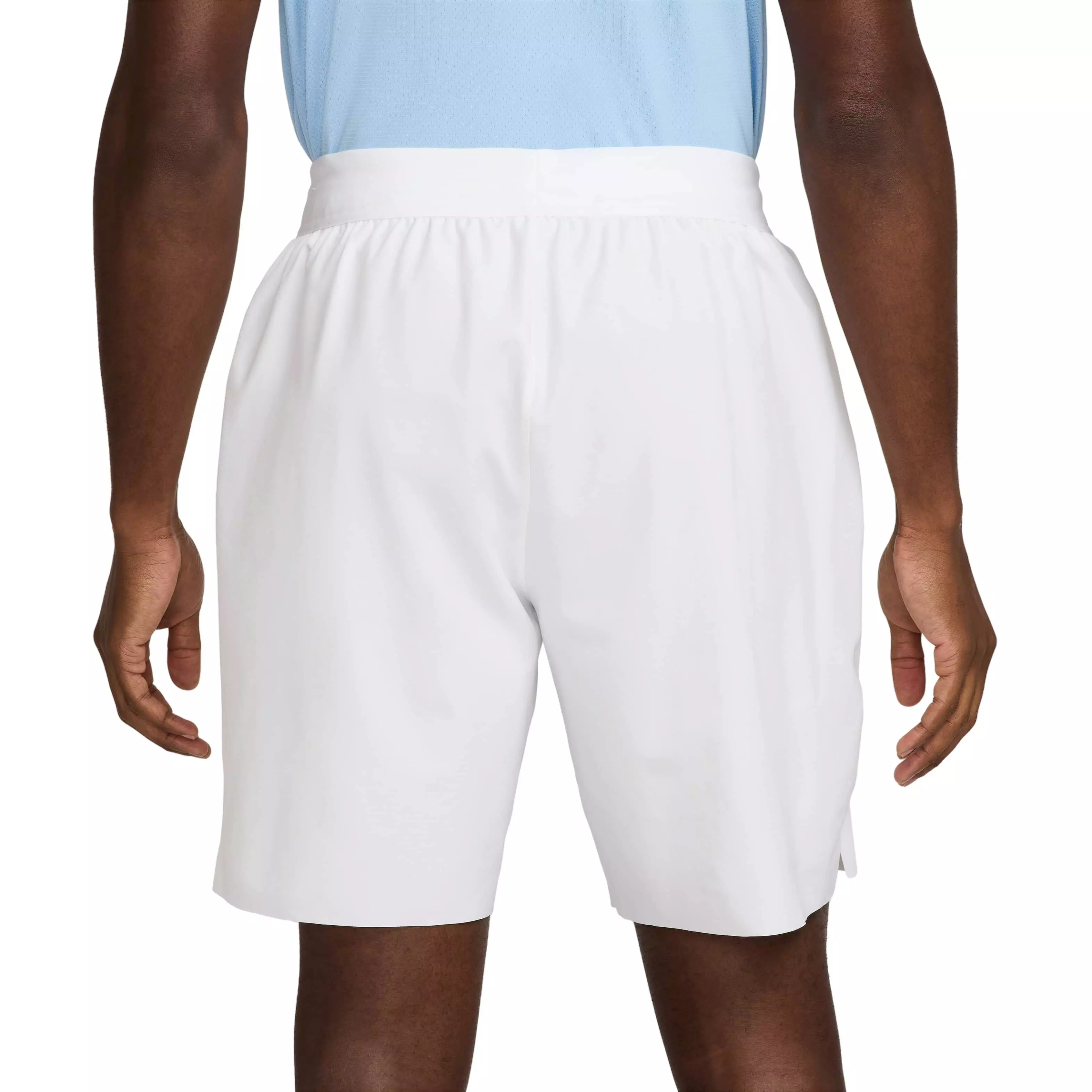 NikeCourt Men's Advantage Dri-FIT 8" Tennis Shorts - WHITE