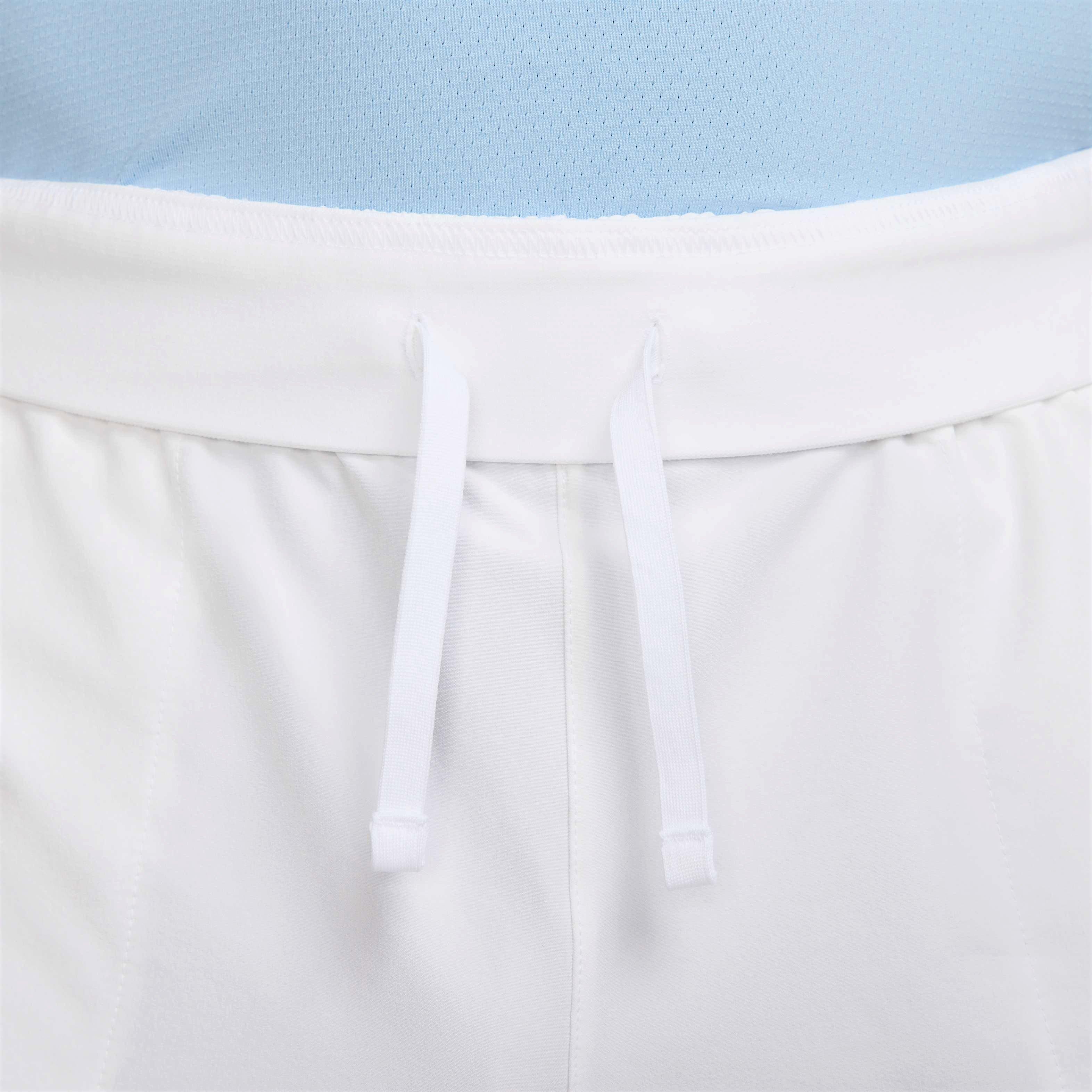 NikeCourt Men's Advantage Dri-FIT 8" Tennis Shorts - WHITE Thumbnail View 4