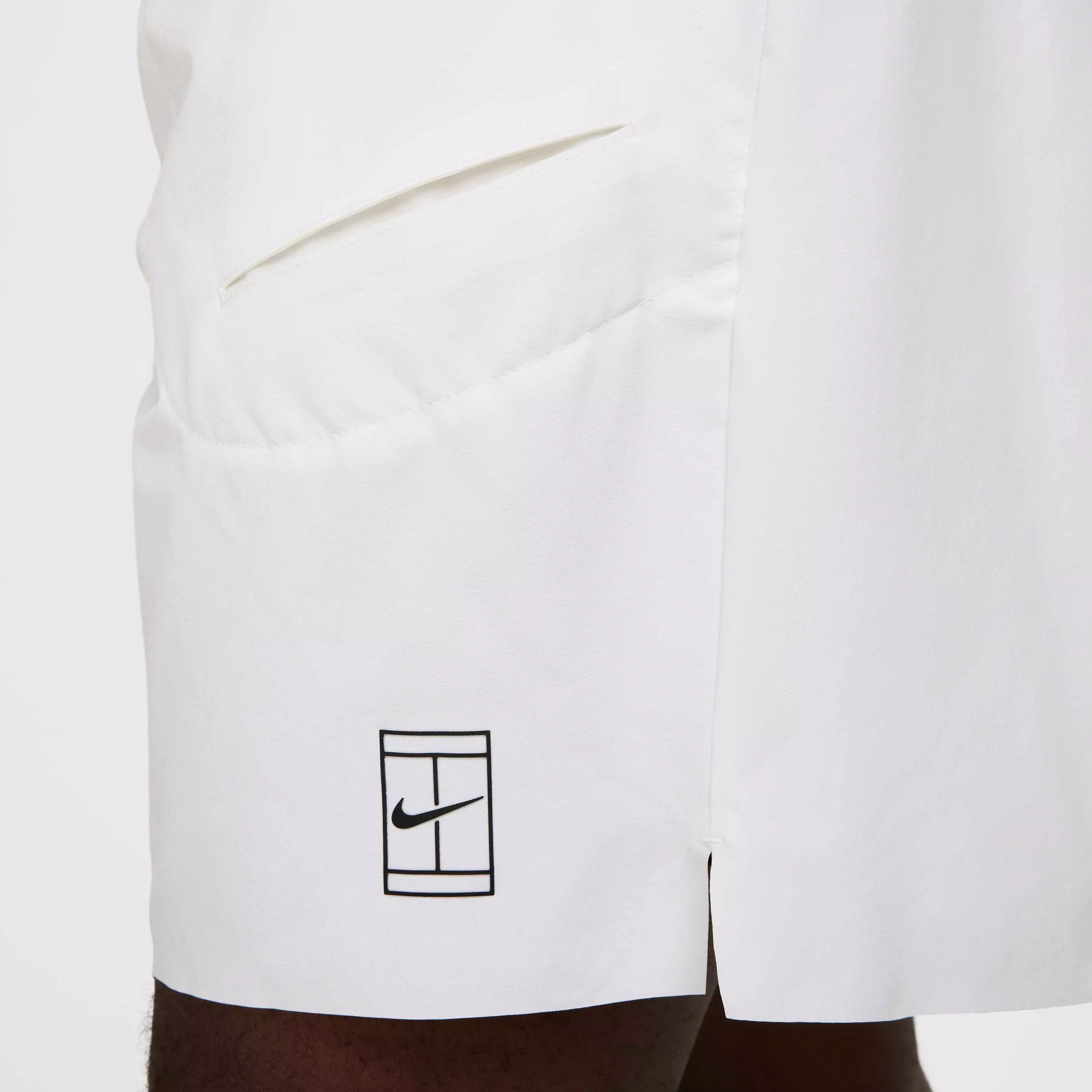 NikeCourt Men's Advantage Dri-FIT 8" Tennis Shorts - WHITE