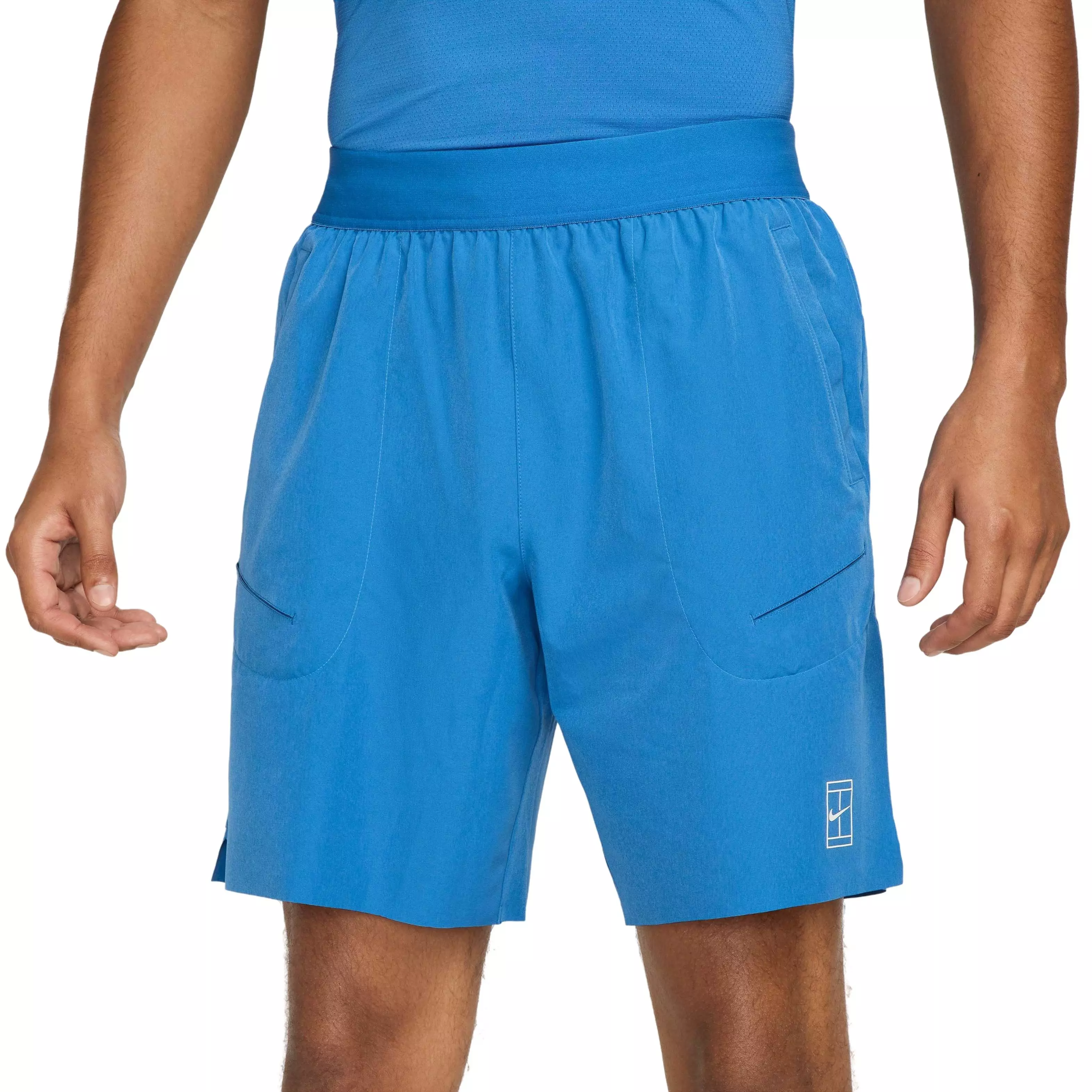 NikeCourt Men's Advantage Dri-FIT 8" Tennis Shorts - BLUE