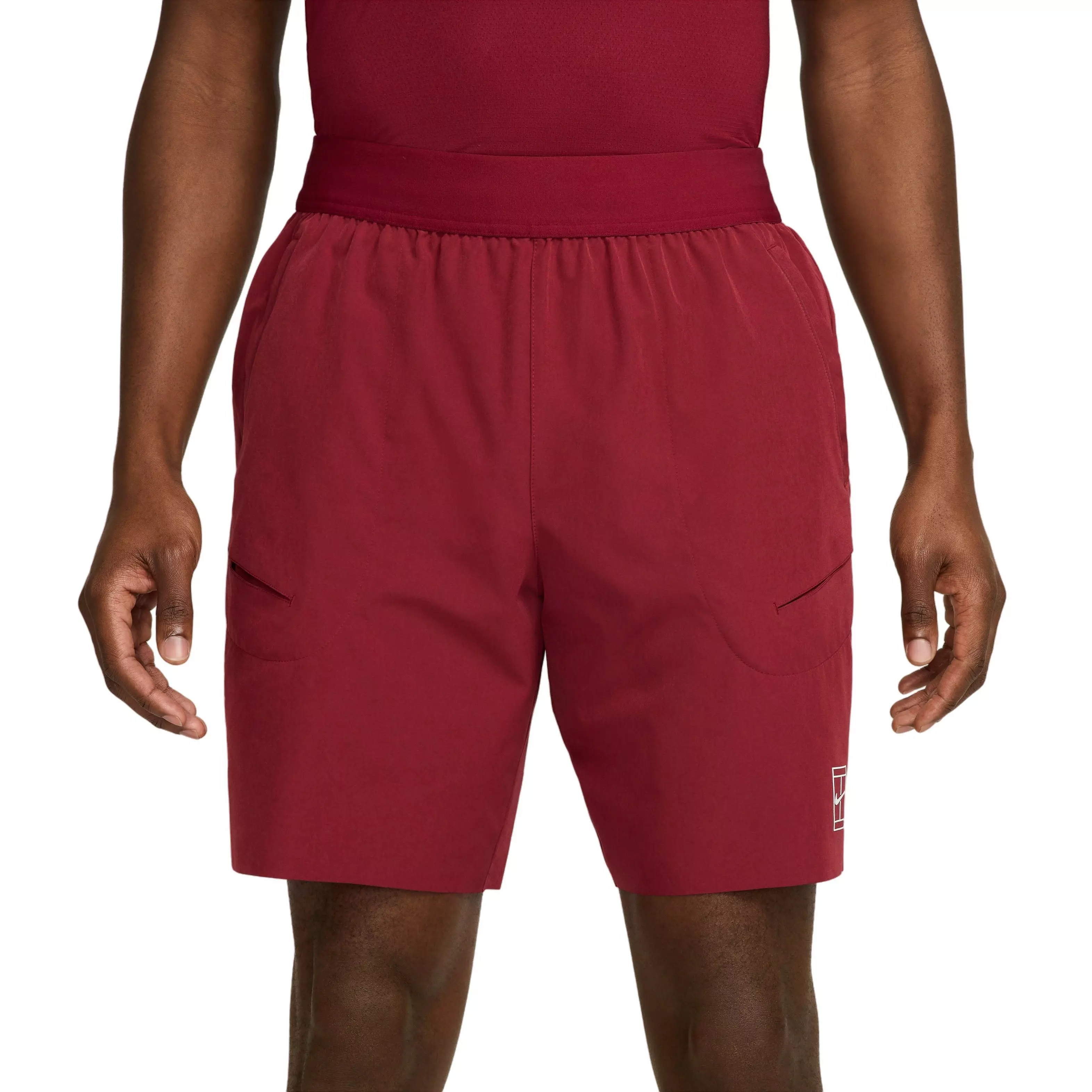 NikeCourt Men's Advantage Dri-FIT 8" Tennis Shorts - RED