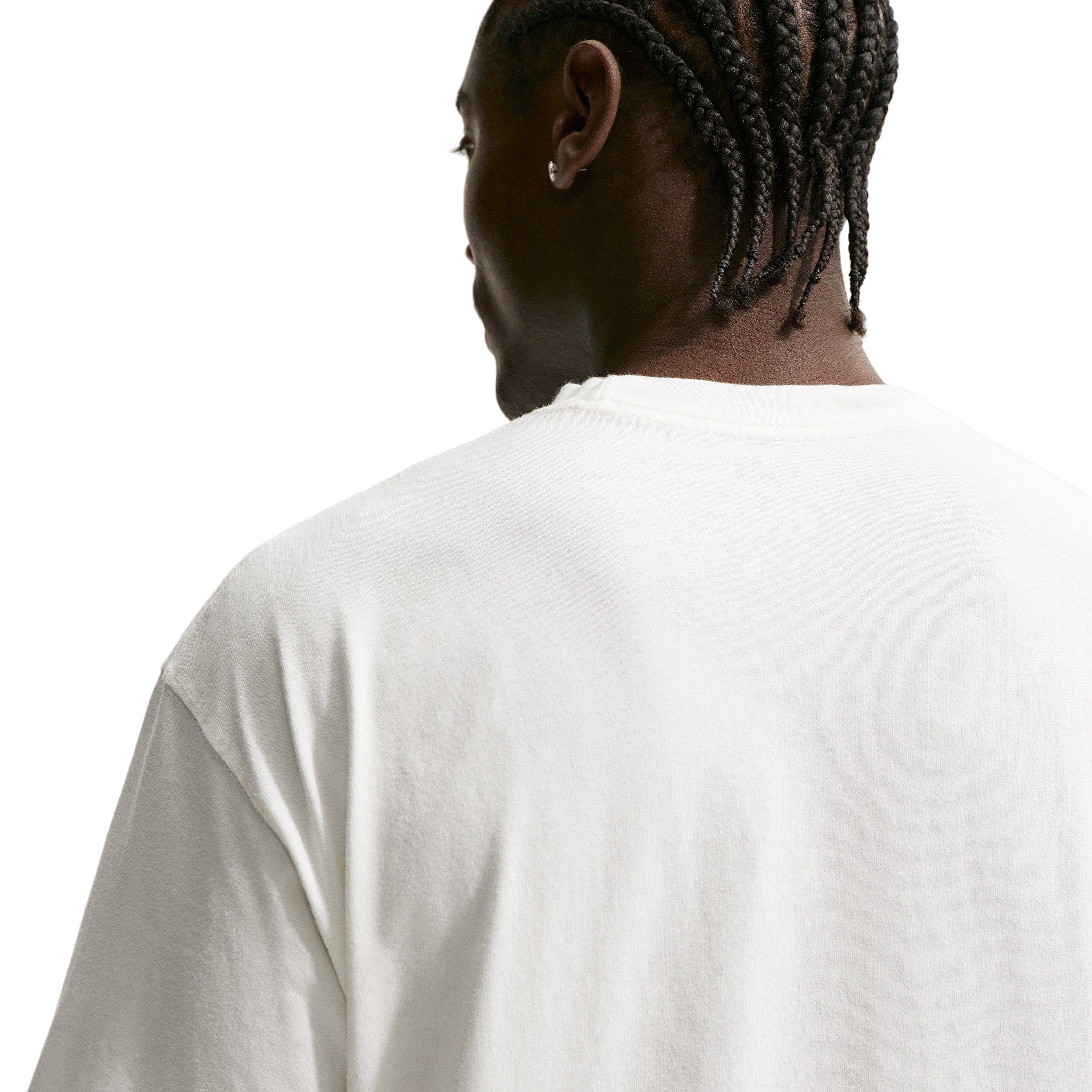 Nike Men's Loose Take the Shot OC 2 Basketball T-Shirt - White - WHITE Thumbnail View 2