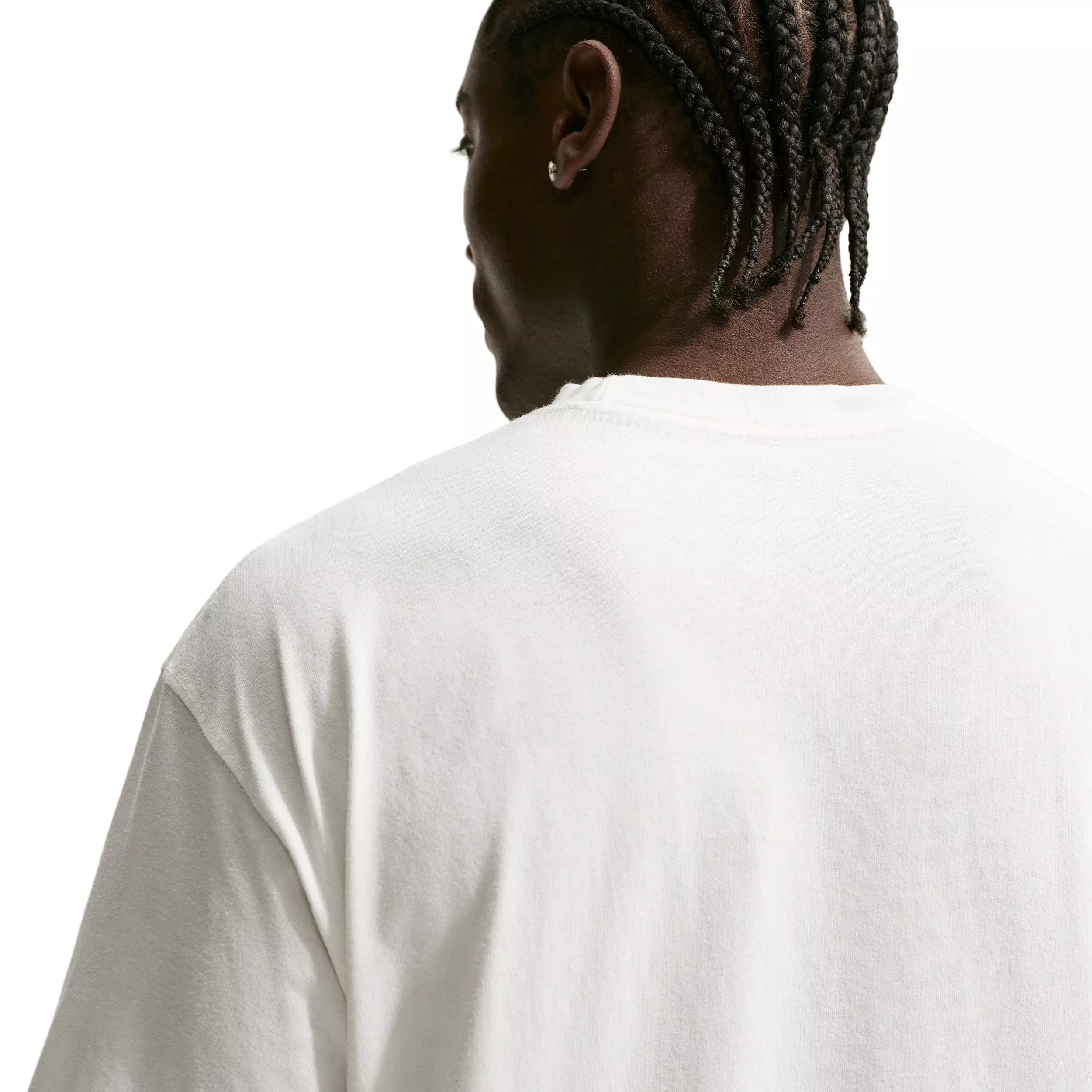 Nike Men's Loose Take the Shot OC 2 Basketball T-Shirt - White - WHITE