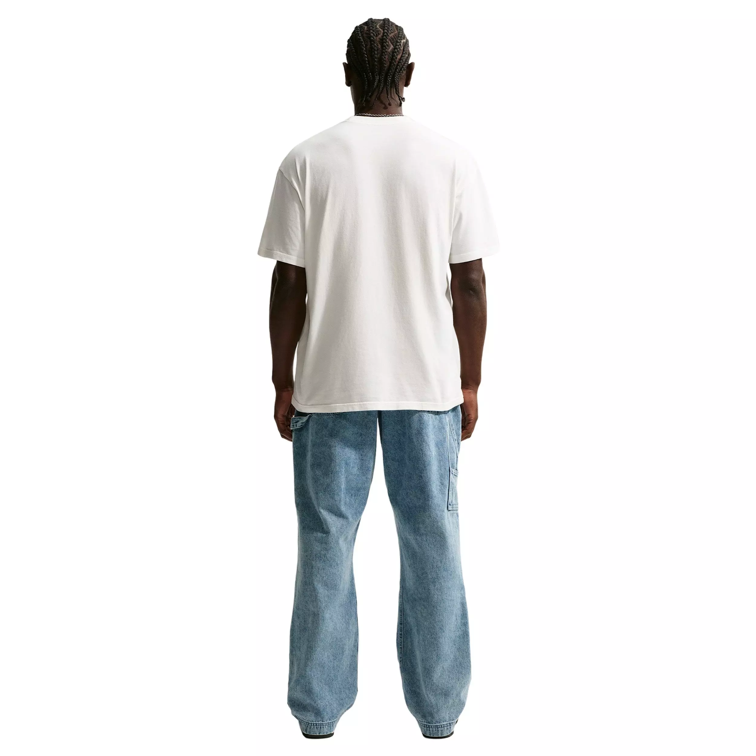 Nike Men's Loose Take the Shot OC 2 Basketball T-Shirt - White - WHITE