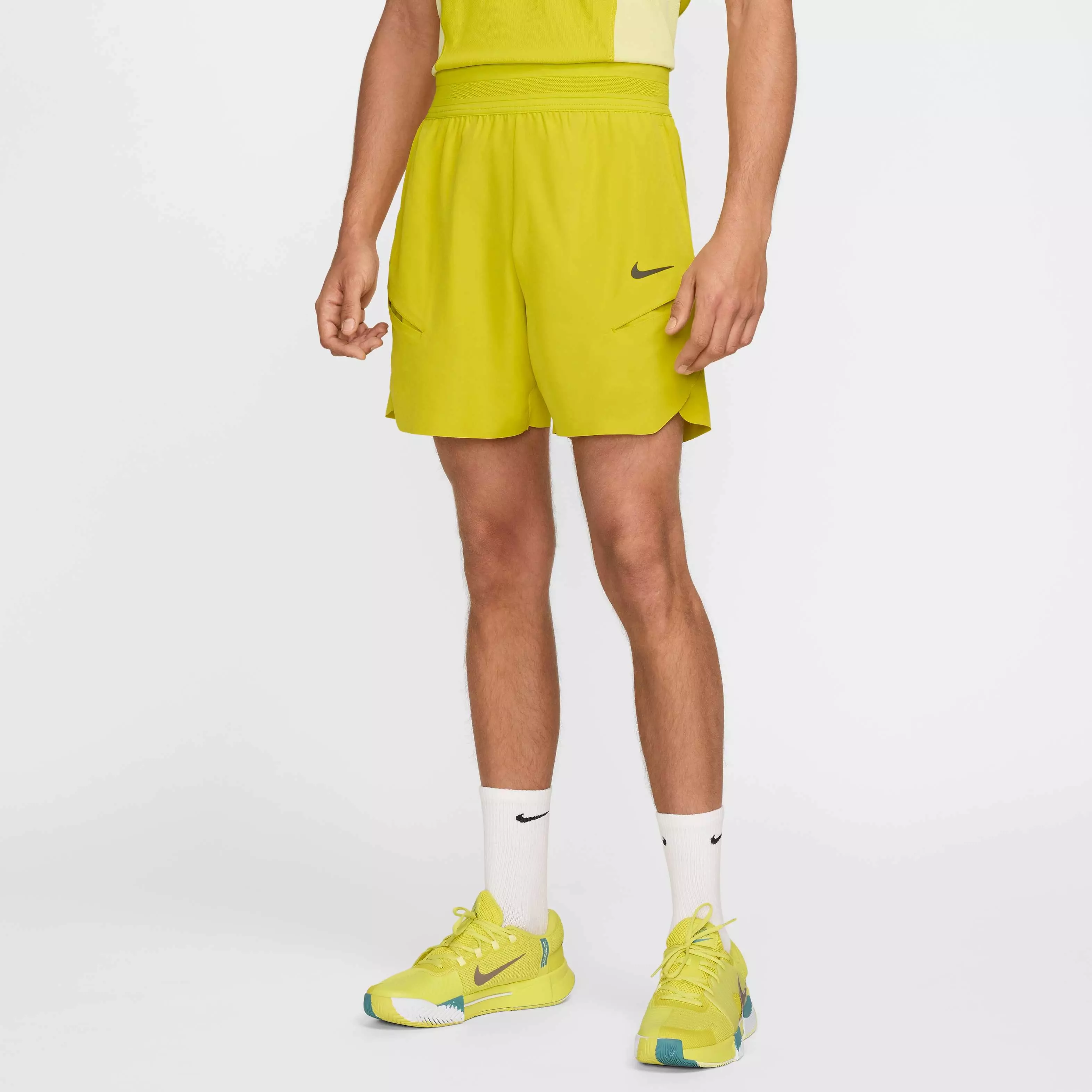 NikeCourt Men's Slam Dri-FIT Tennis Shorts - GREEN