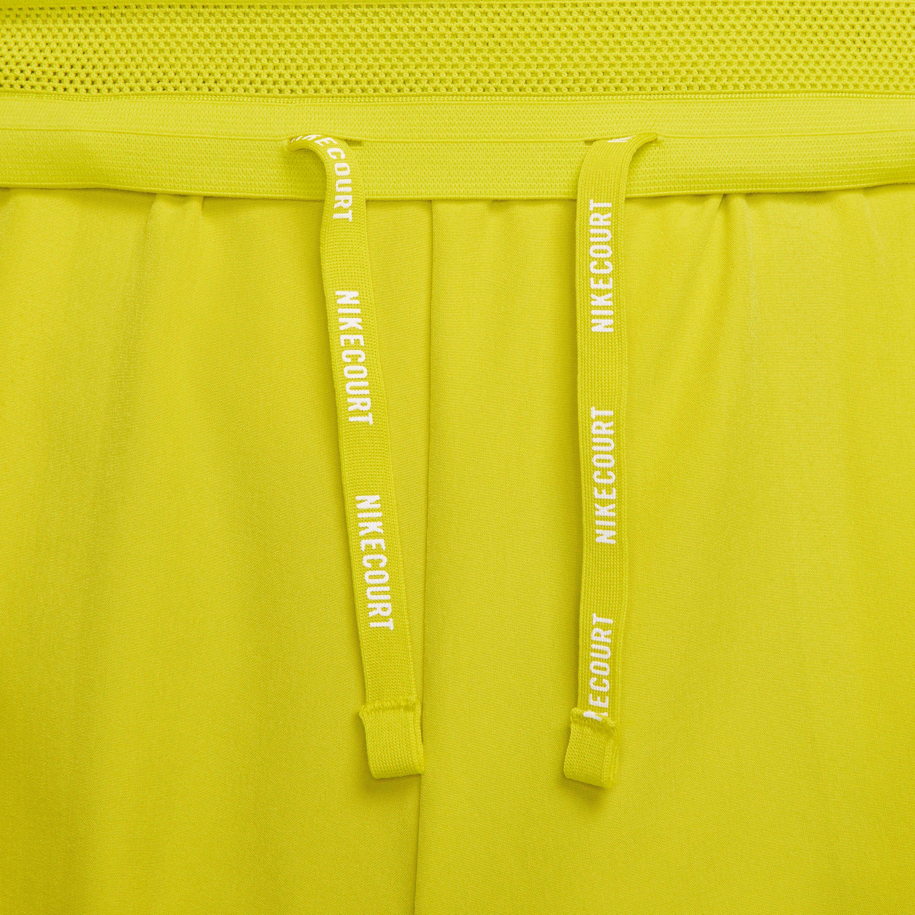 NikeCourt Men's Slam Dri-FIT Tennis Shorts - GREEN Thumbnail View 4