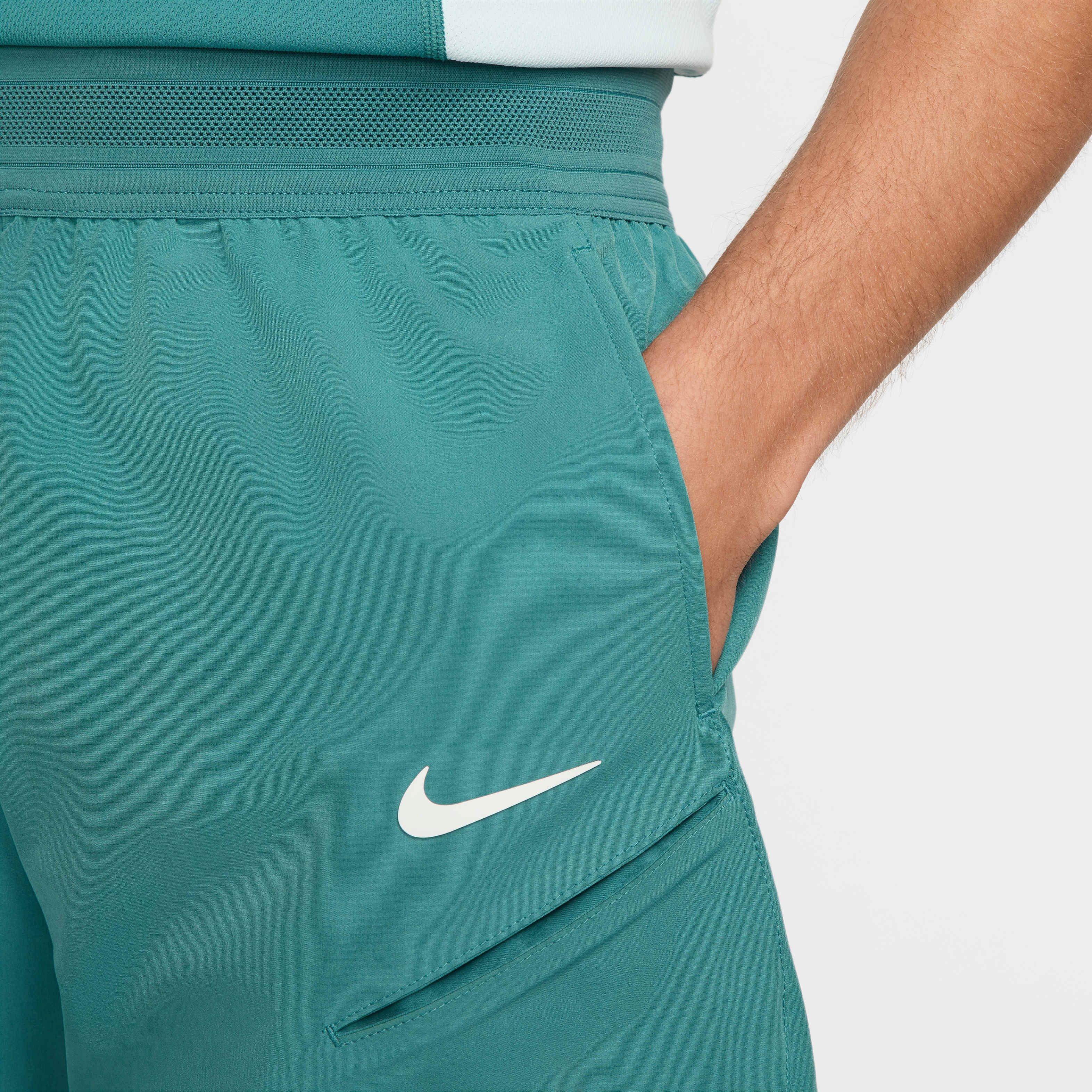 NikeCourt Men's Slam Dri-FIT Tennis Shorts - TEAL Thumbnail View 5