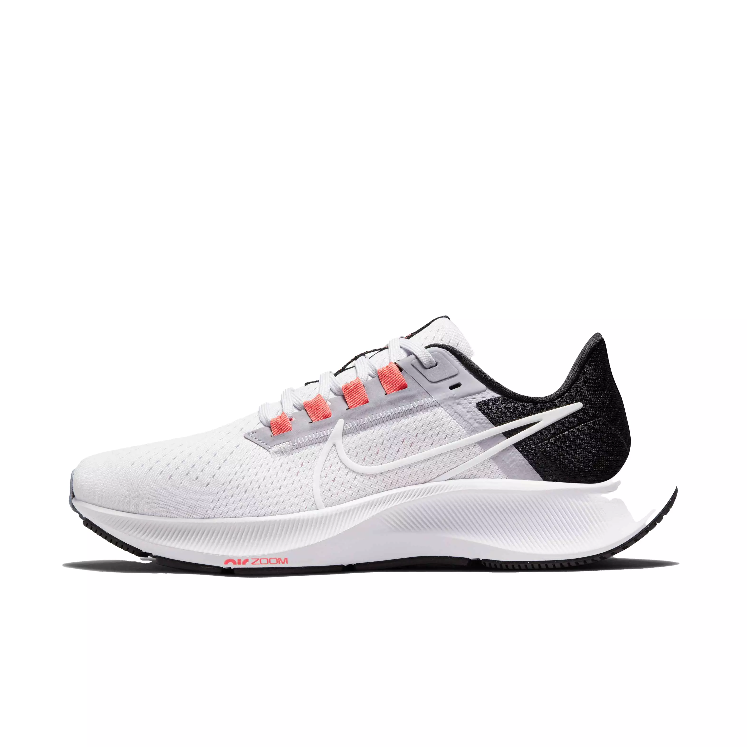 Nike Air Zoom Pegasus 38 "White/Lt Purple/Black" Women's Running Shoe - GREY