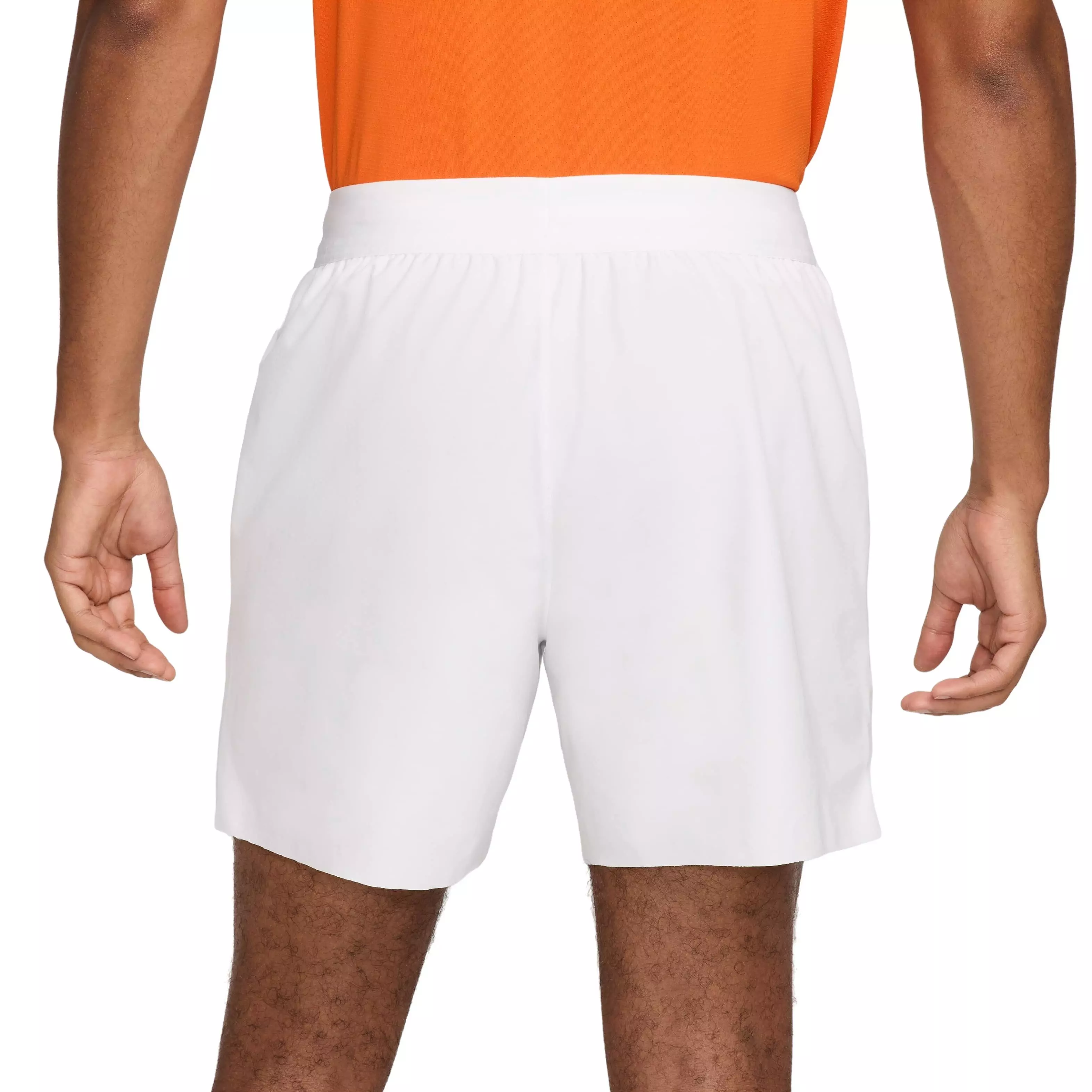 NikeCourt Men's Advantage Dri-FIT 6" Tennis Shorts - WHITE