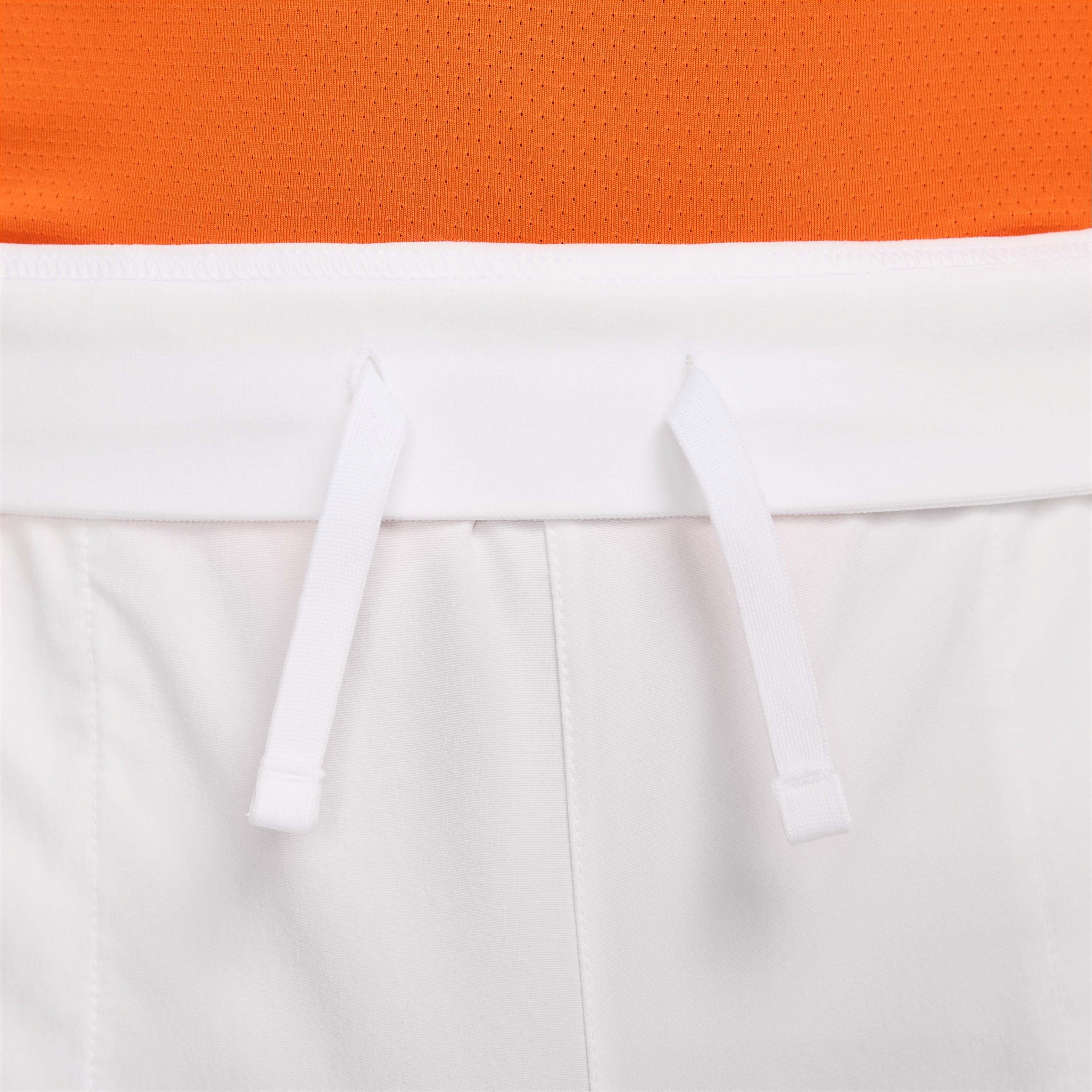 NikeCourt Men's Advantage Dri-FIT 6" Tennis Shorts - WHITE Thumbnail View 4